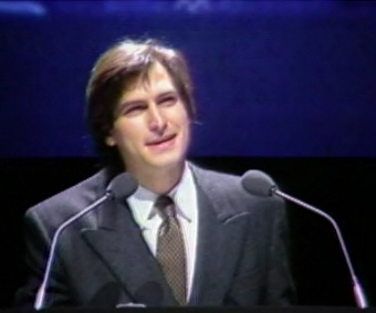 Jobs speaks at the BCS meeting (Computer History Museum)