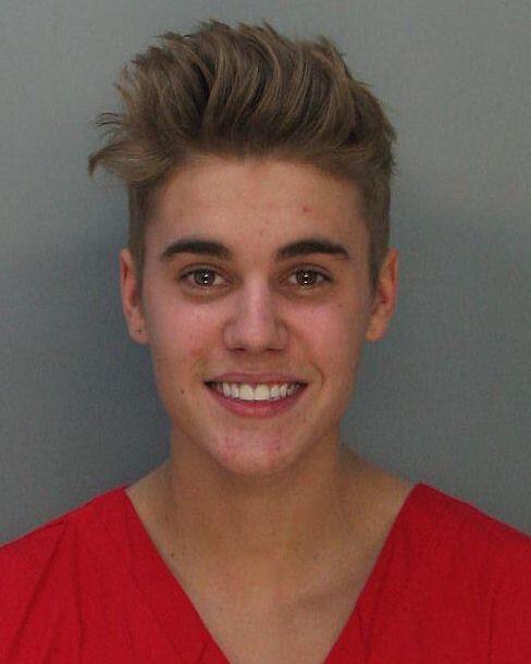 Mugshot of Justin Bieber, released on Jan. 23, 2014. (Miami Beach Police Dept.)