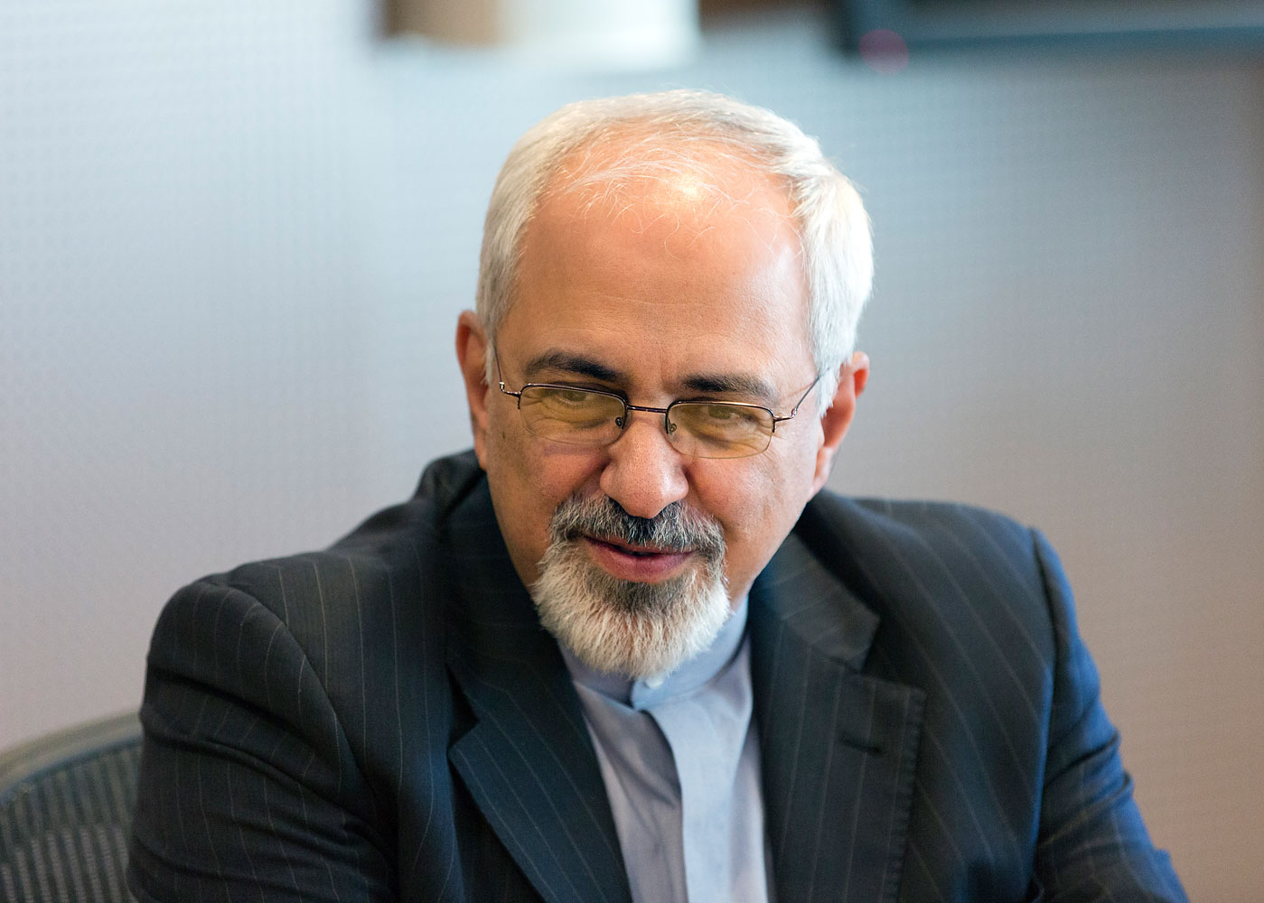 Mohammad Javad Zarif, Foreign Minister of Iran, in New York City, Sept. 24, 2013. (Thomas Koehler / Photothek / Getty Images)