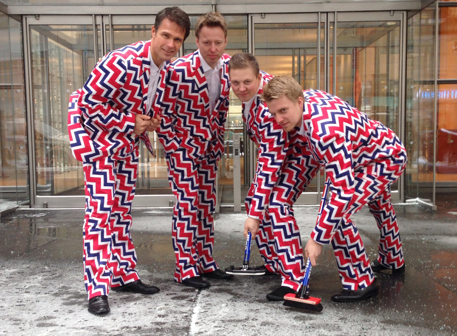 If Norway's curling team fails to win a gold medal, the Eurovision Song Contest beckons.