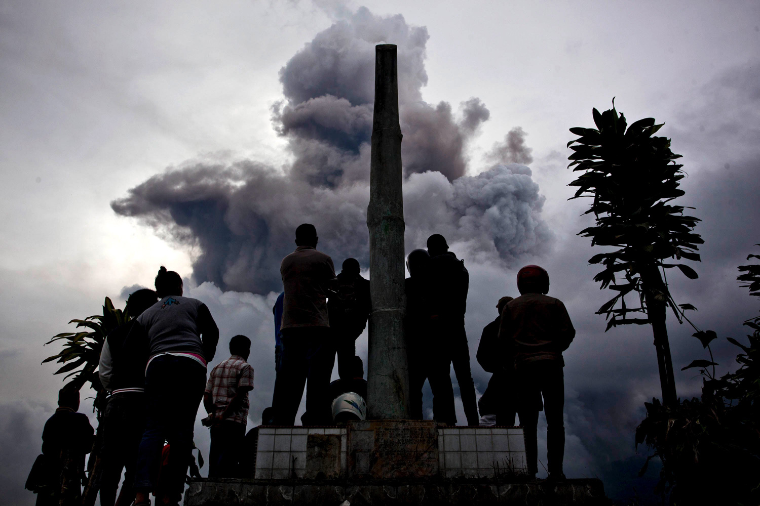 Villagers Evacuated As Mount Sinabung Eruptions Continue