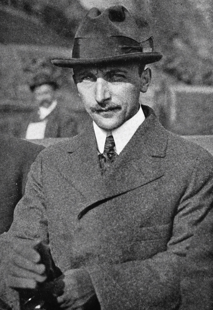 Covert German operative Robert Fay, the inventor of the rudder bomb, which was deployed against ships carrying goods and munitions to the Allies from America during World War I.
