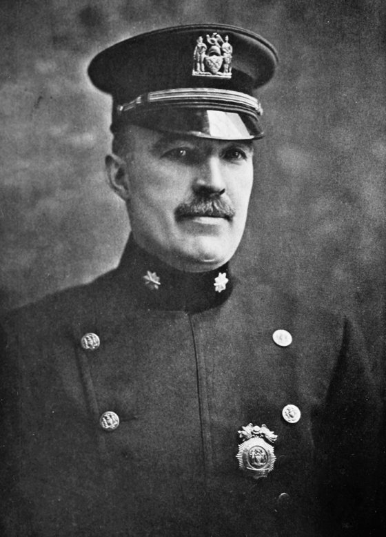 New York Police Dept. captain Thomas J. Tunney -- head of the NYPD's special anti-terror squad during World War I.