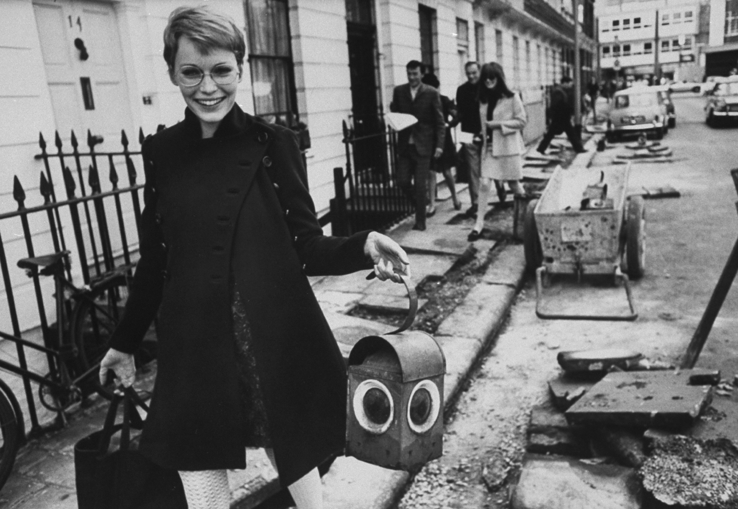 Mia Farrow, London, 1967.
