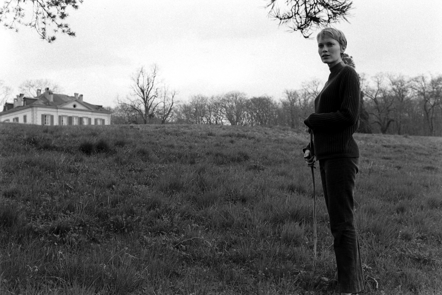 Mia Farrow in Geneva, 1967.