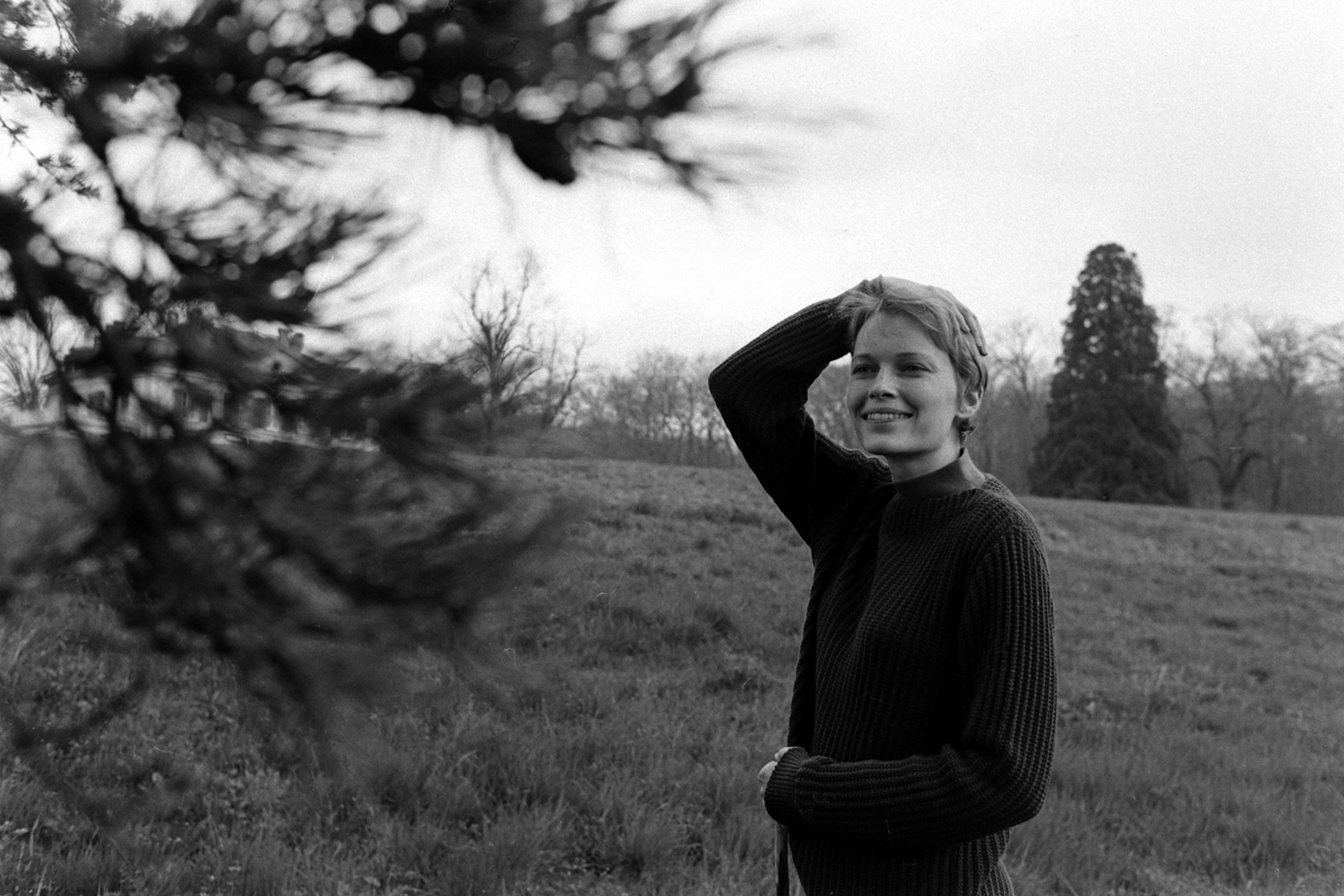 Mia Farrow, Switzerland, 1967.
