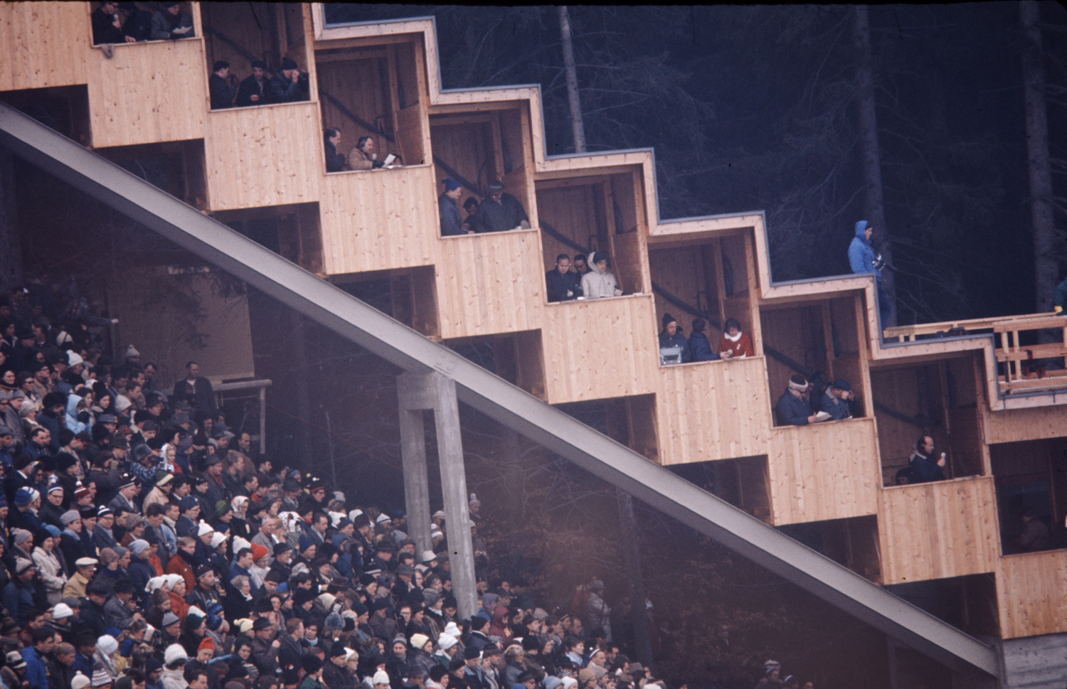 Scene from the 1964 Innsbruck Winter Olympics.