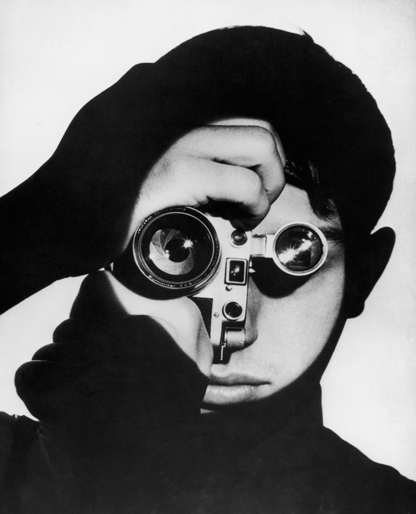 Dennis Stock photographed by Andreas Feininger, 1951.
