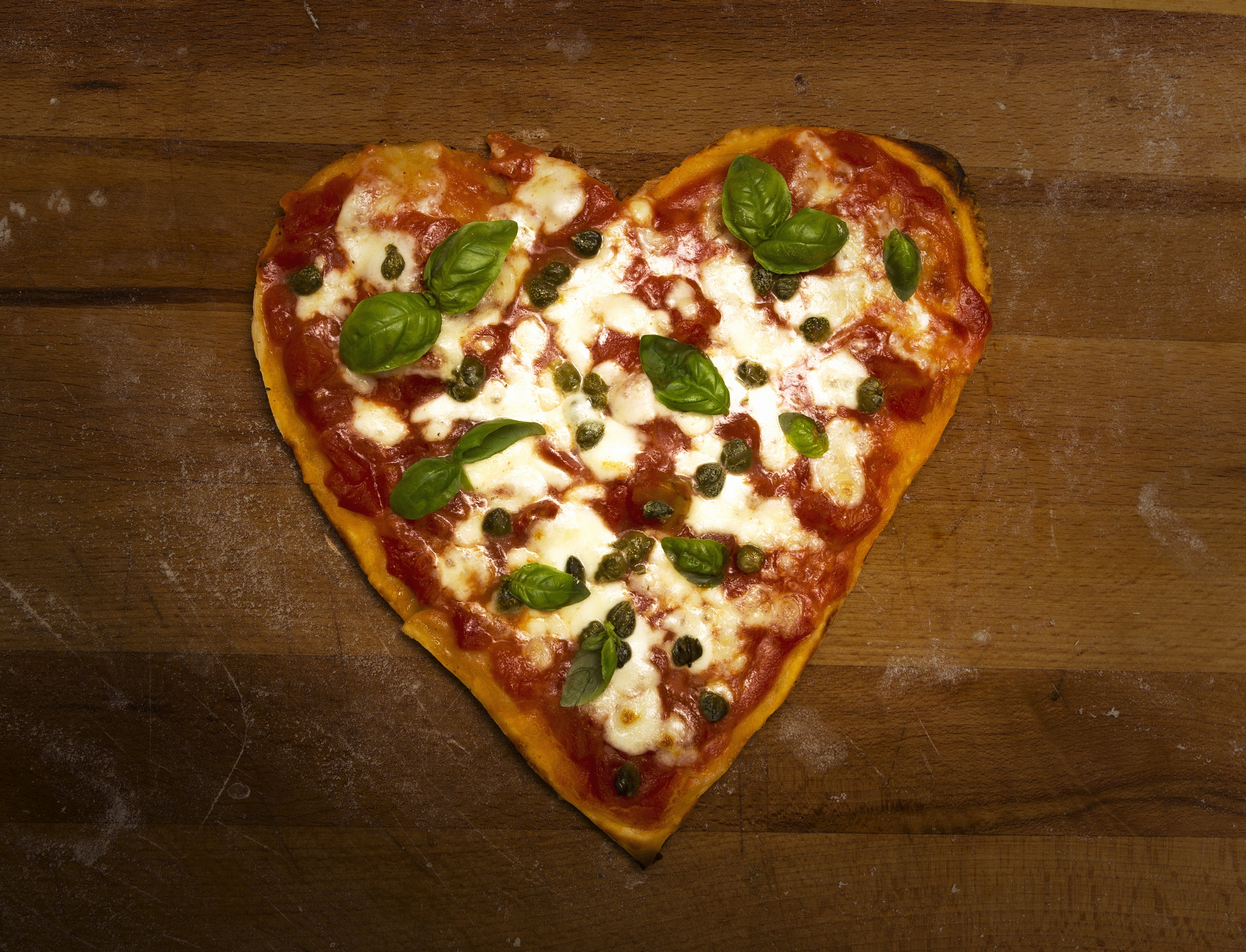 heart shaped pizza (Getty Images)