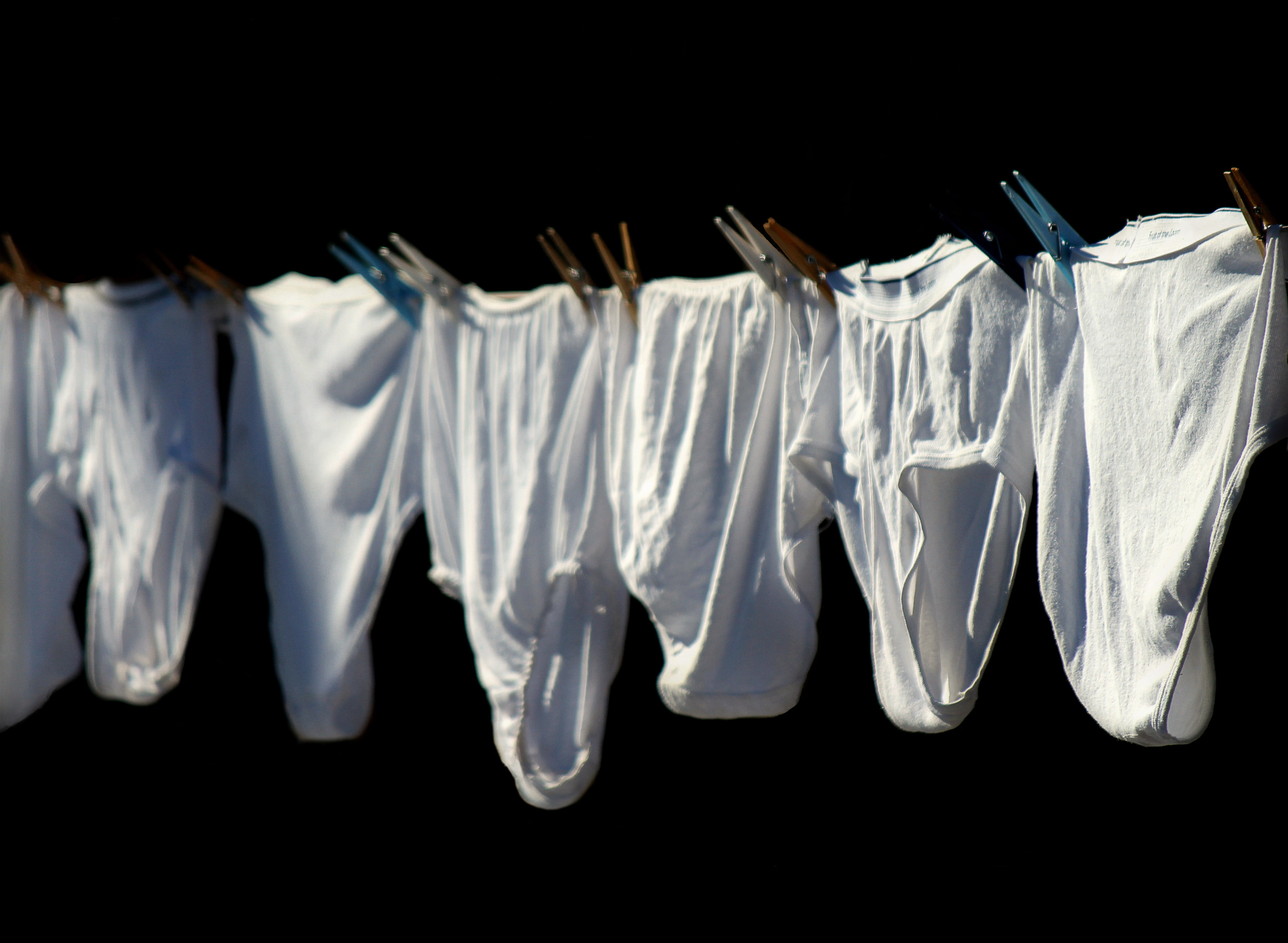Underwear on a Clothesline (Getty Images)