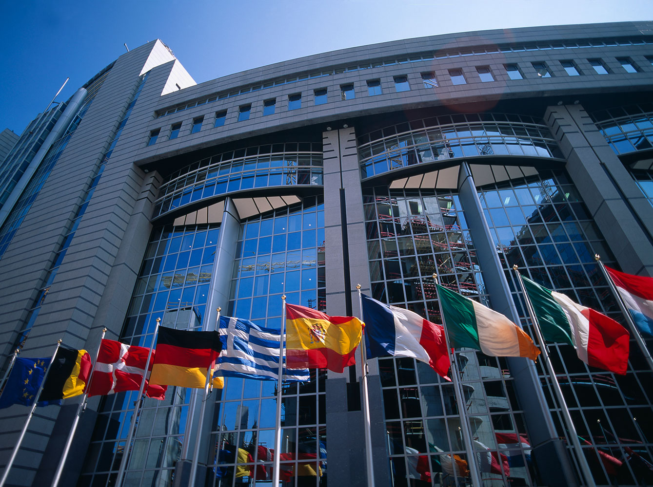 The Headquarters of EU in Brussels, Belgium.