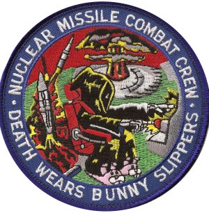 A favorite patch among ICBM crews, who often pull alerts in pajamas. (Wired)