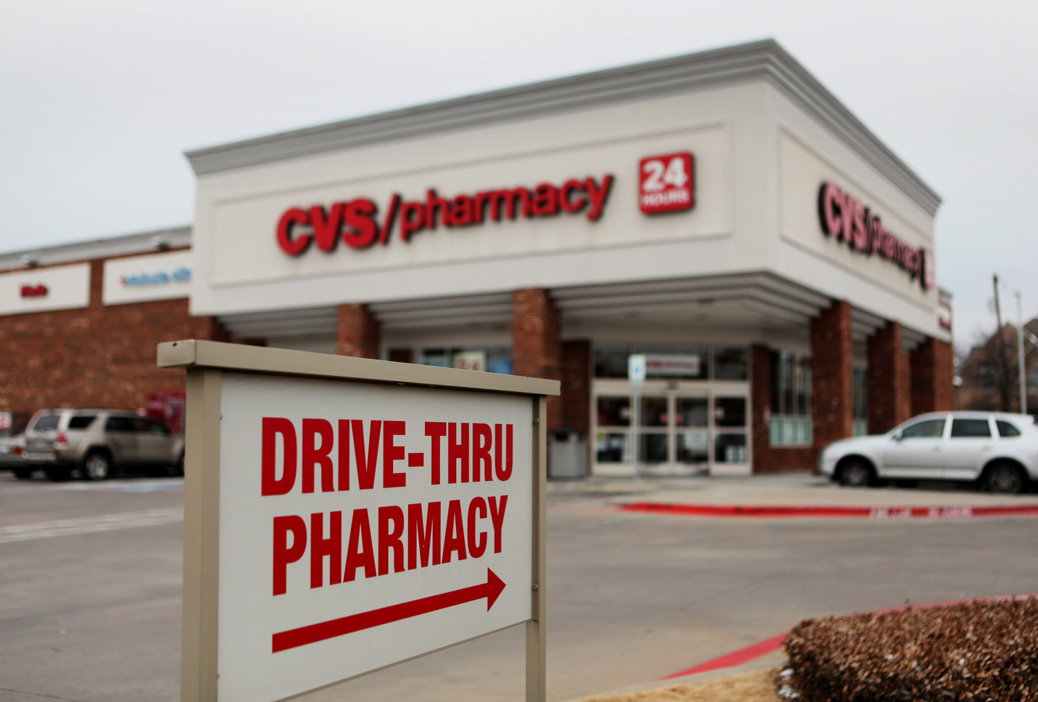 Stocks rose for CVS less than a week after announcing they would not be selling tobacco products anymore. (Ben Torres—Bloomberg/Getty Images)
