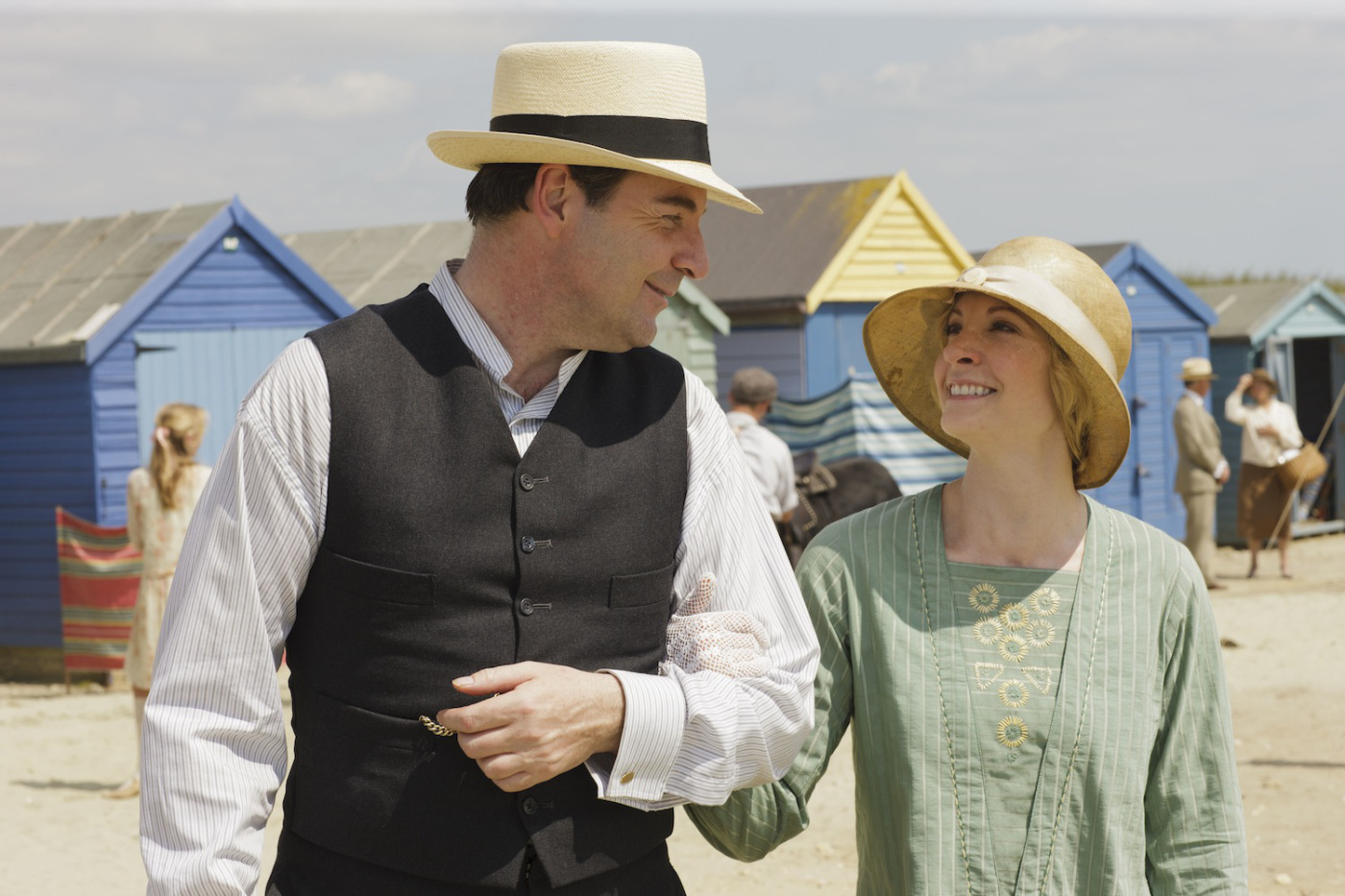 Brendan Coyle as Mr. Bates and Joanne Froggatt as Anna Bates (Nick Briggs—Carnival Films/PBS)