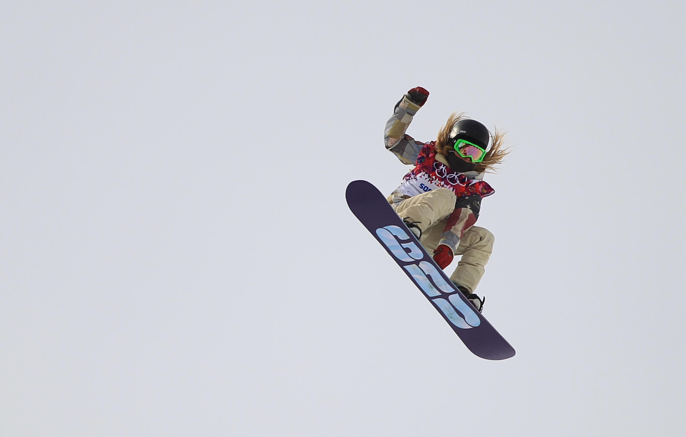 Jamie Anderson of United States wins the gold medal at the final competition in slopestyle Sunday at the Sochi 2014 Winter Olympics (Anadolu Agency / Getty Images)