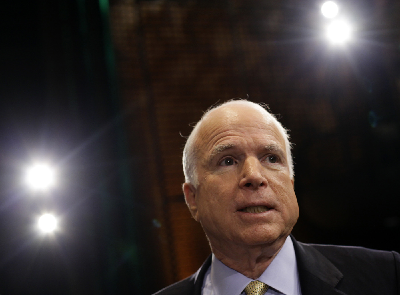 U.S. Senator John McCain (R-AZ) at a town hall event in Mesa, Arizona August 27, 2013. 