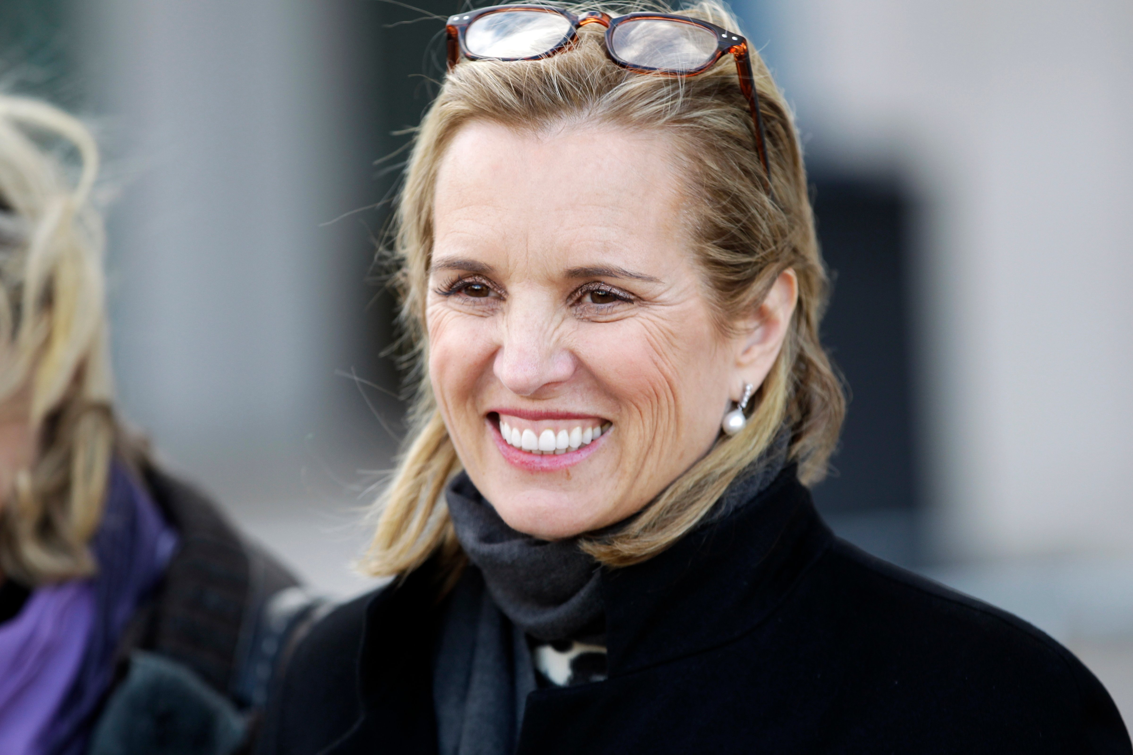 Kerry Kennedy leaves Westchester County courthouse Wednesday, Feb. 26, 2014, in White Plains, N.Y. (Frank Franklin II—AP)