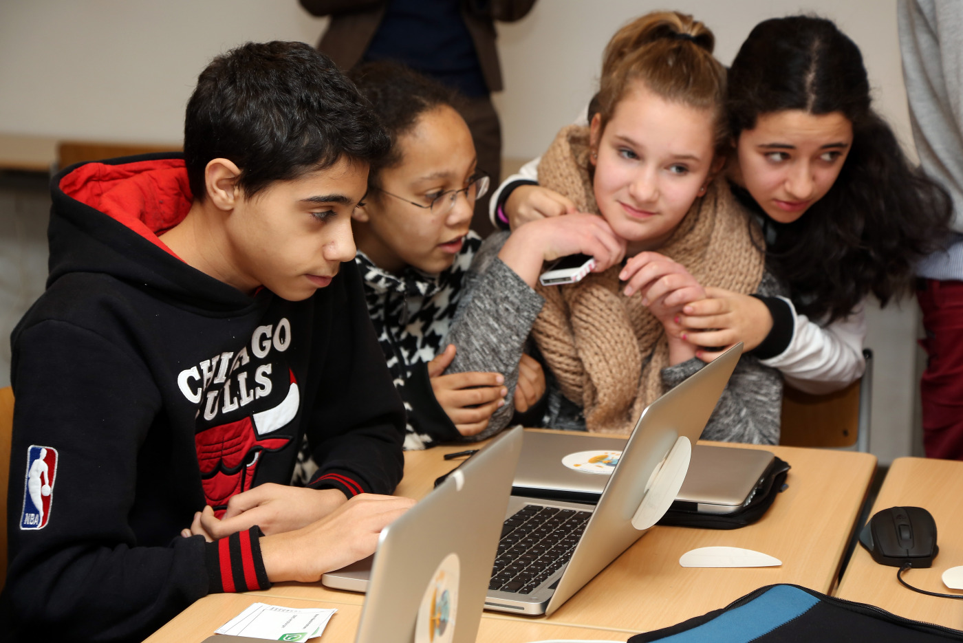 Friedensburg High School on the 10th annual Safer Internet Day in Berlin, Germany. (Adam Berry&mdash;Getty Images)