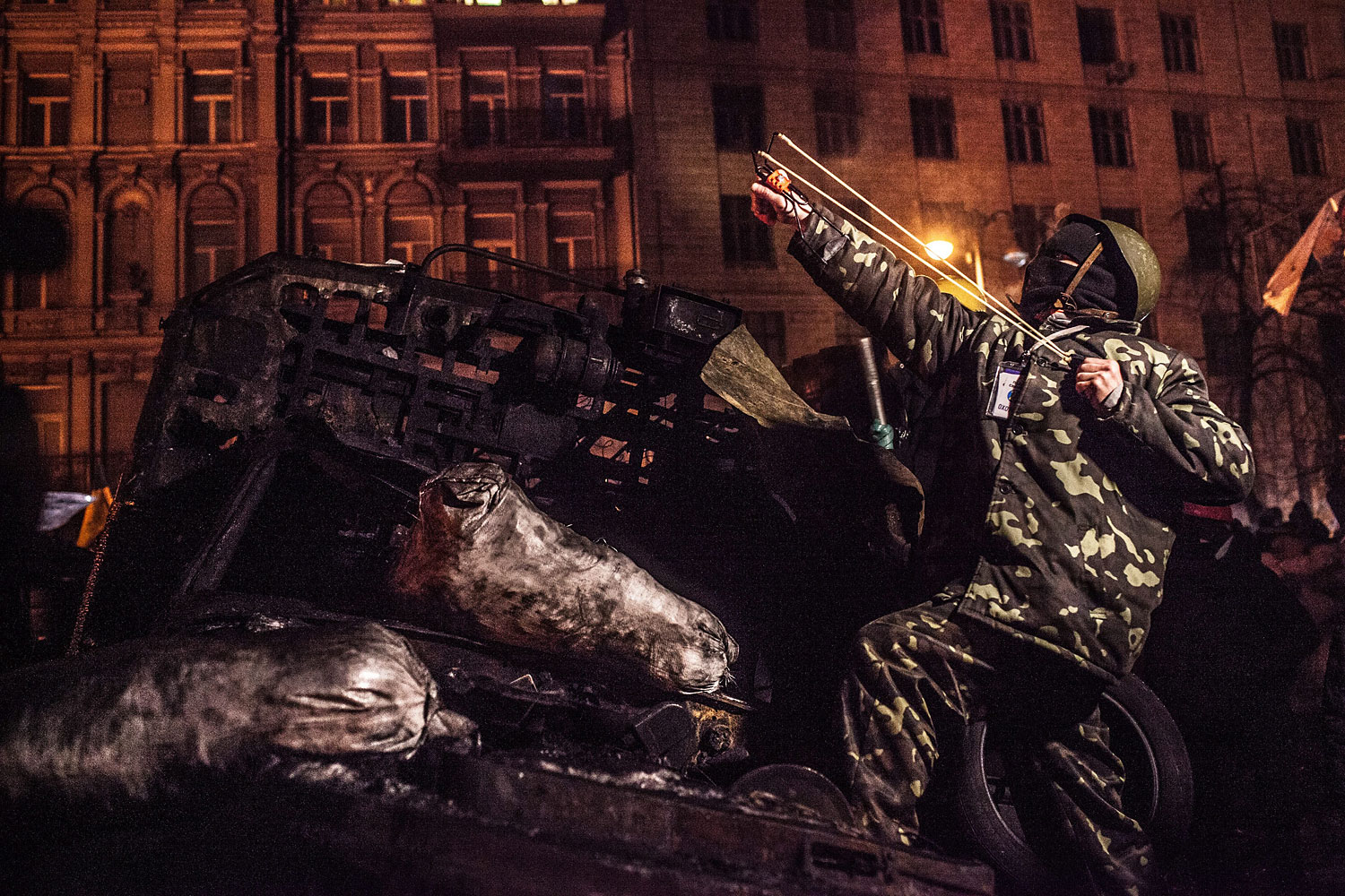 Clashes in Kiev on Jan. 24, 2014.