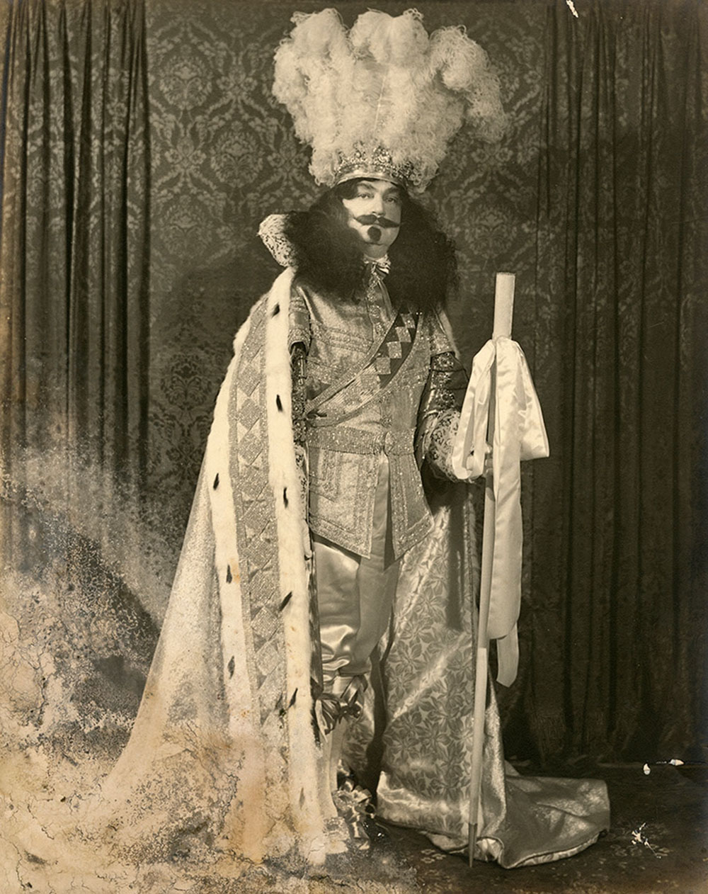 Unidentified Carnival King, Gelatin-Silver, date unknown