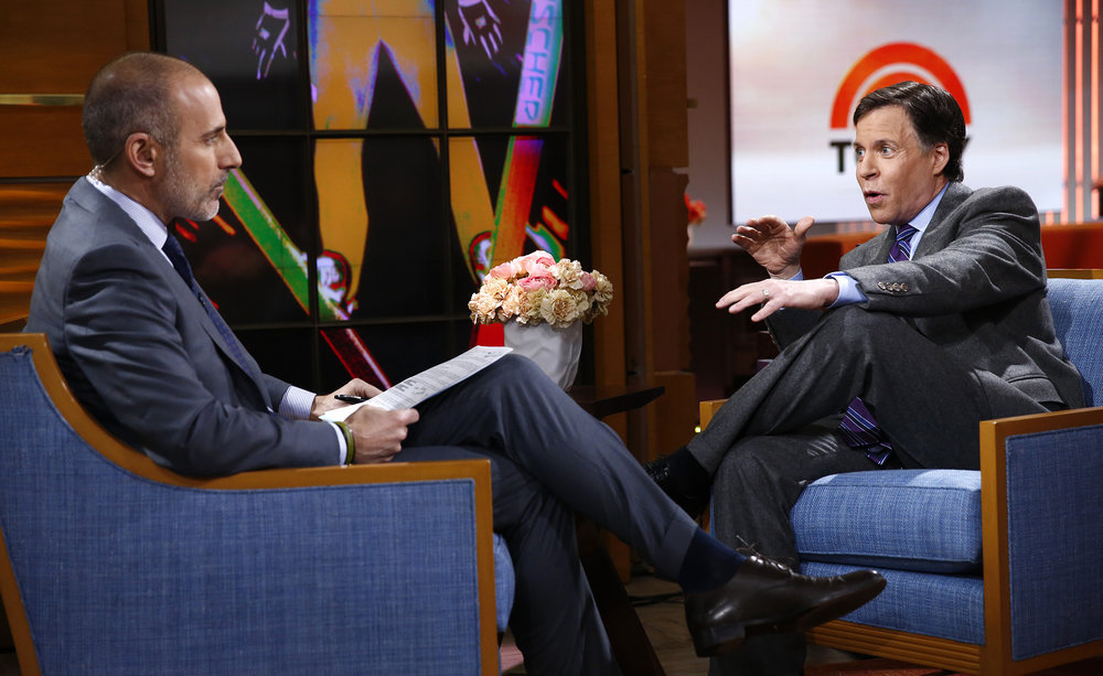 Bob Costas with Matt Lauer Today" show. (Peter Kramer—NBC)