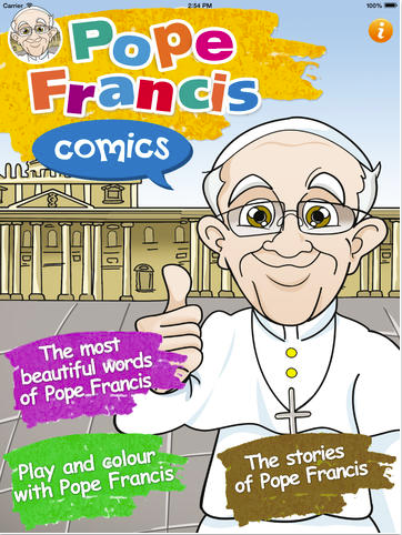 Pope Francis comic books are now in app form. (Master New Media S.r.I.)