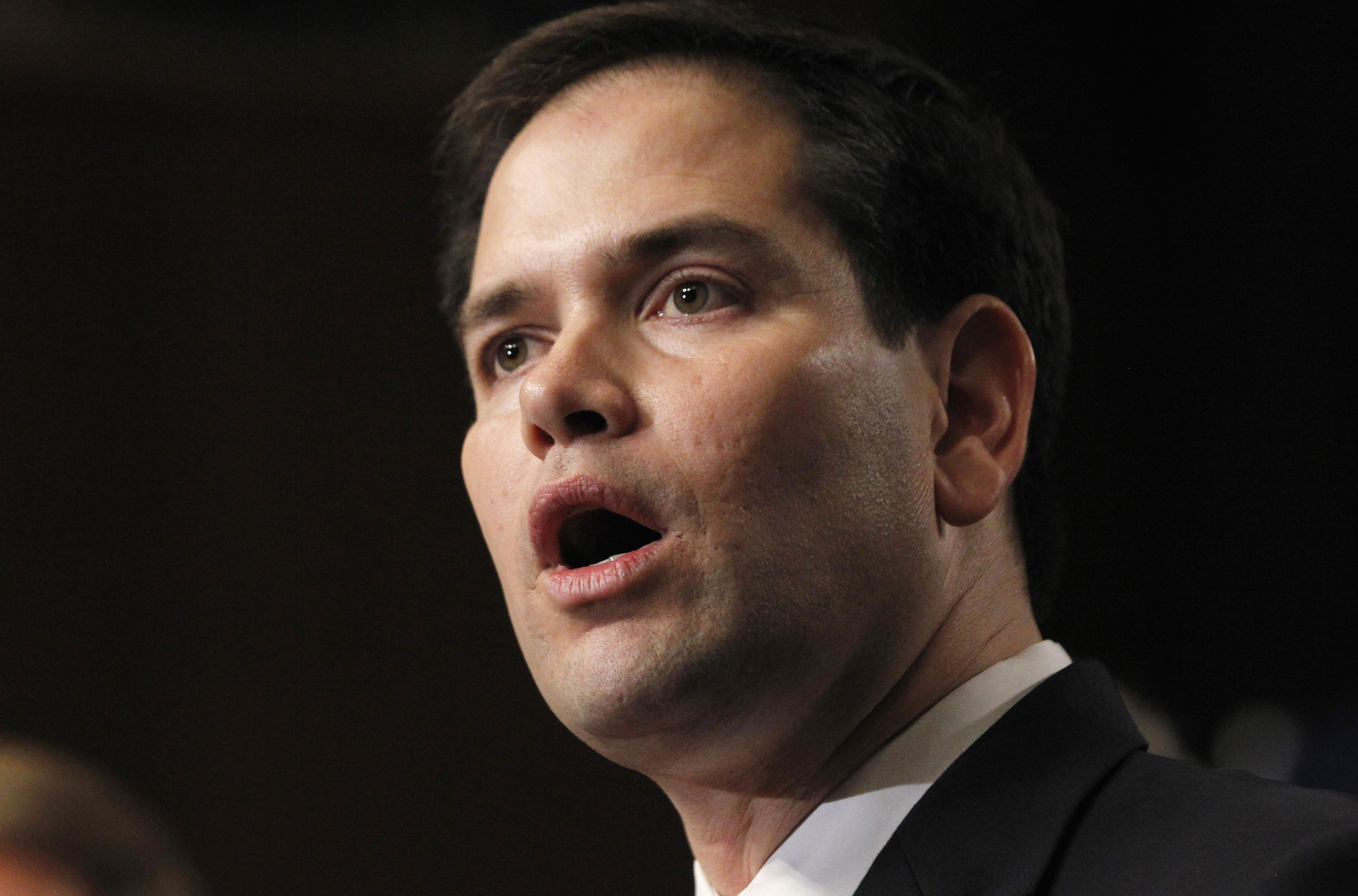 Senator Marco Rubio, Republican of Florida, on Capitol Hill in Washington on April 18, 2013 (Jason Reed&mdash;Reuters)