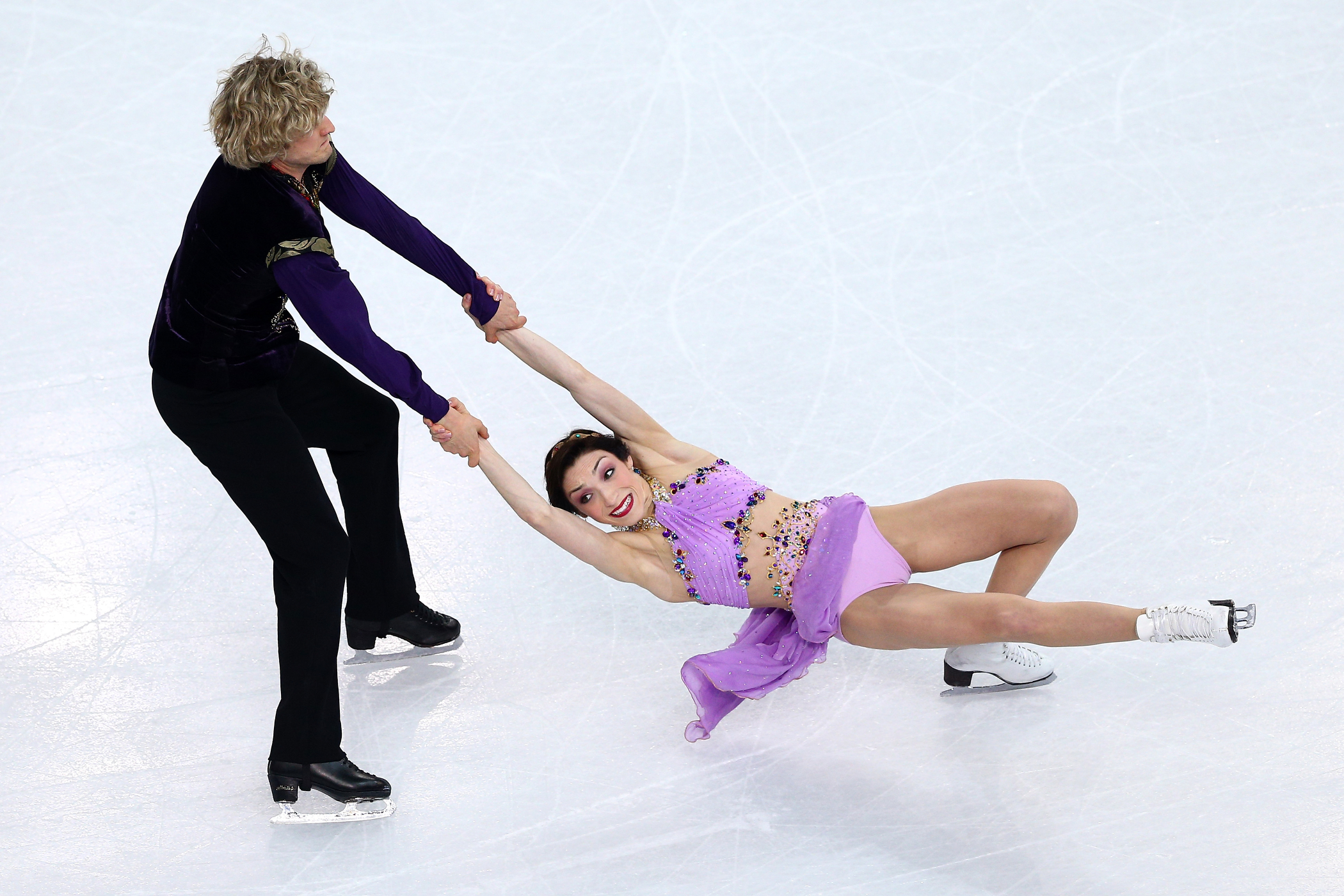 Meryl Davis and Charlie White of the United States compete in the Figure Skating Ice Dance Free Dance on Day 10 of the Sochi 2014 Winter Olympics at Iceberg Skating Palace on Feb. 17, 2014 in Sochi, Russia.