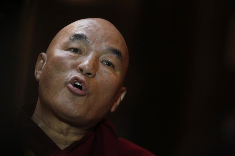 Tibetan monk Thubten Wangchen caused friction between China and Spain by pushing a human-rights complaint through Spanish courts. (Juan Medina—Reuters)