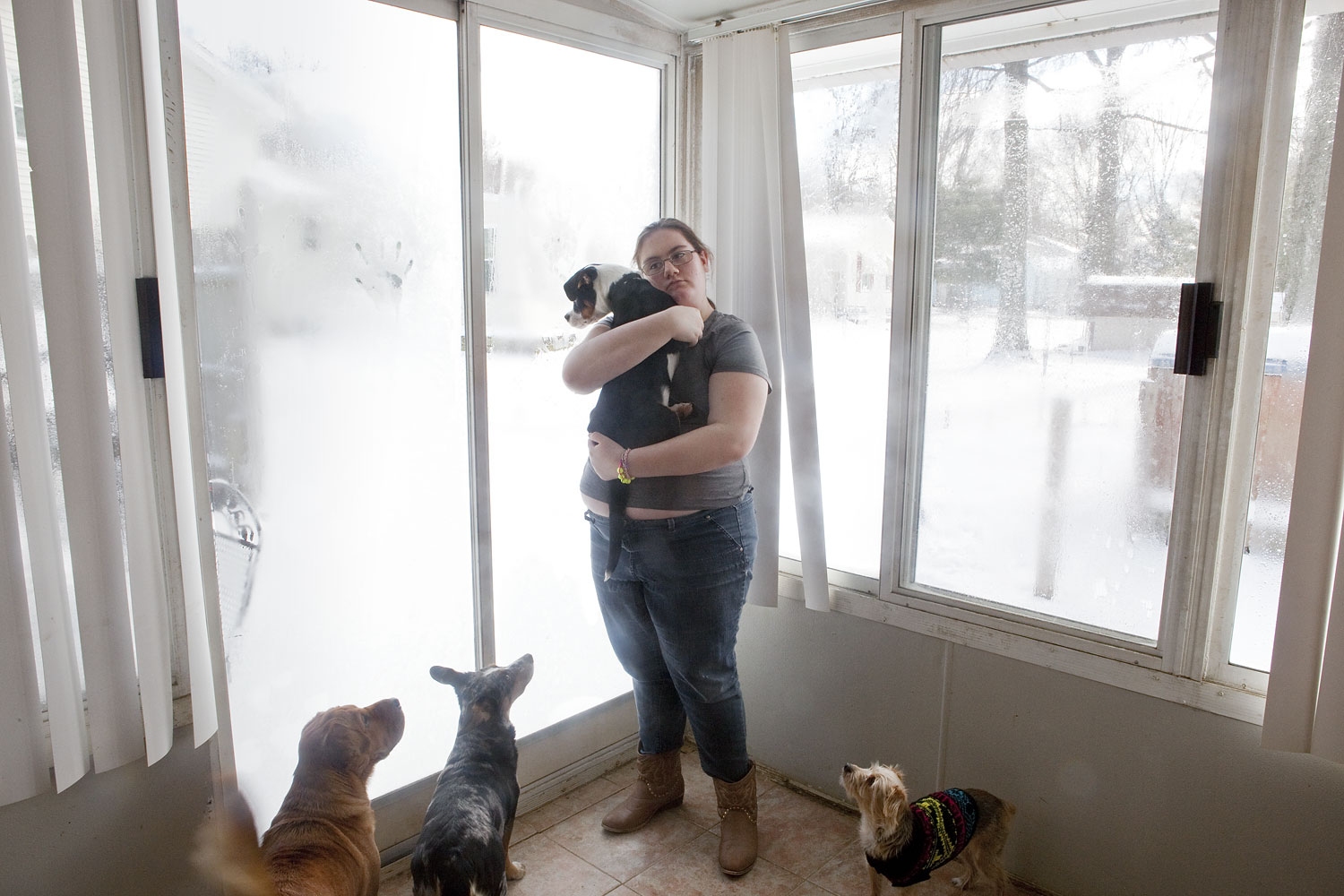 Kimberly Rhodes photographed Friday, January 3, 2014 at her family home in Boardman, Ohio (Katherine Wolkoff for TIME)