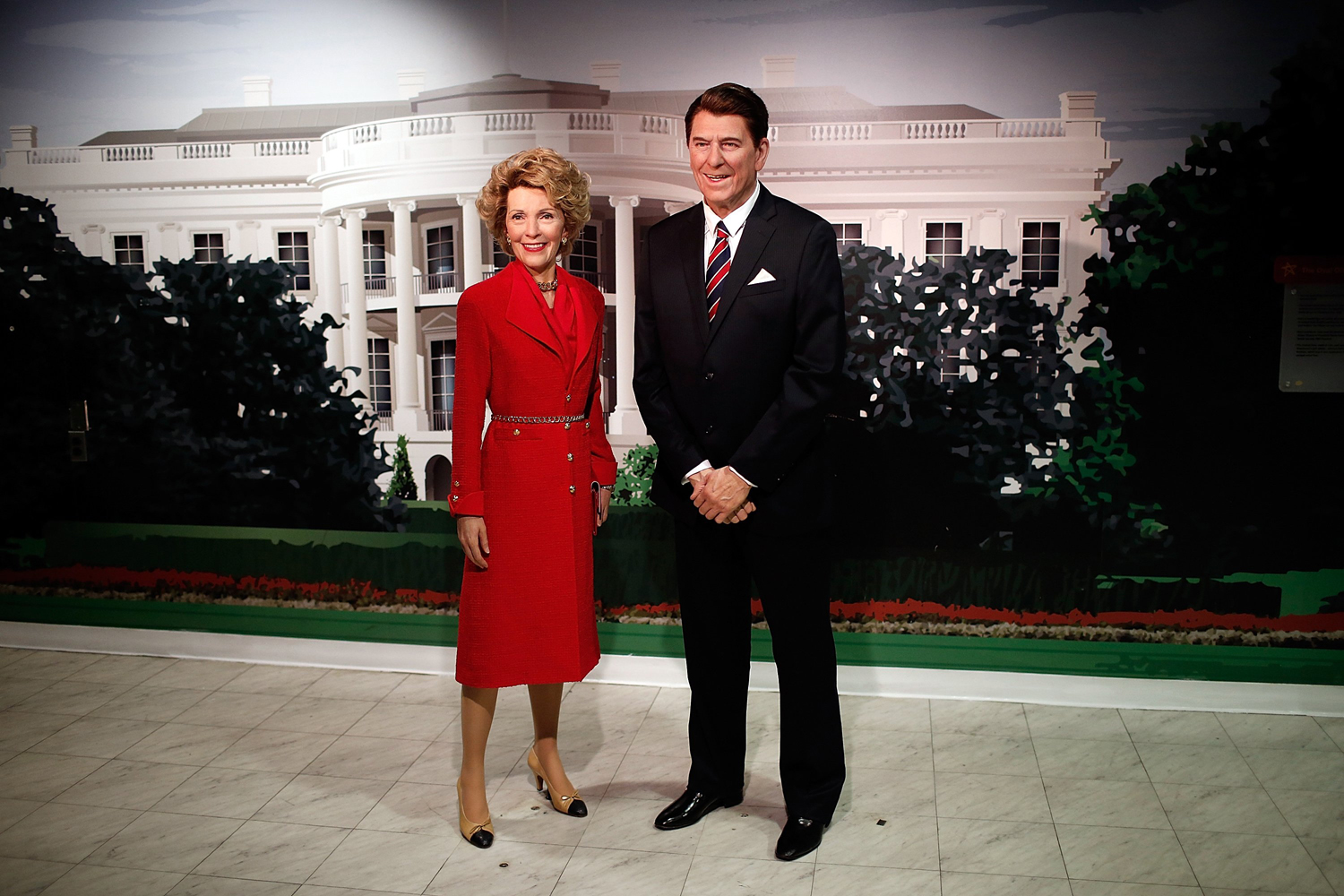 Wax Figure Of Nancy Reagan Unveiled At Madame Tussauds In Washington, D.C.