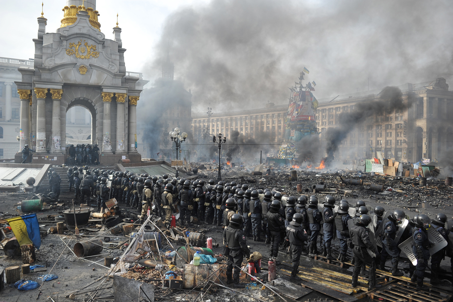 Anti government protest in Ukraine