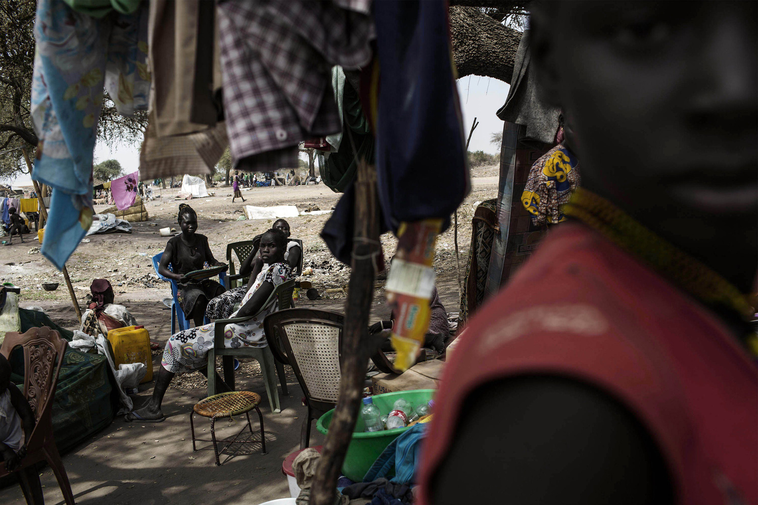 Feb. 5, 2014. Internally displaced South Sudanese in a temporary camp in Mingkaman, South Sudan.