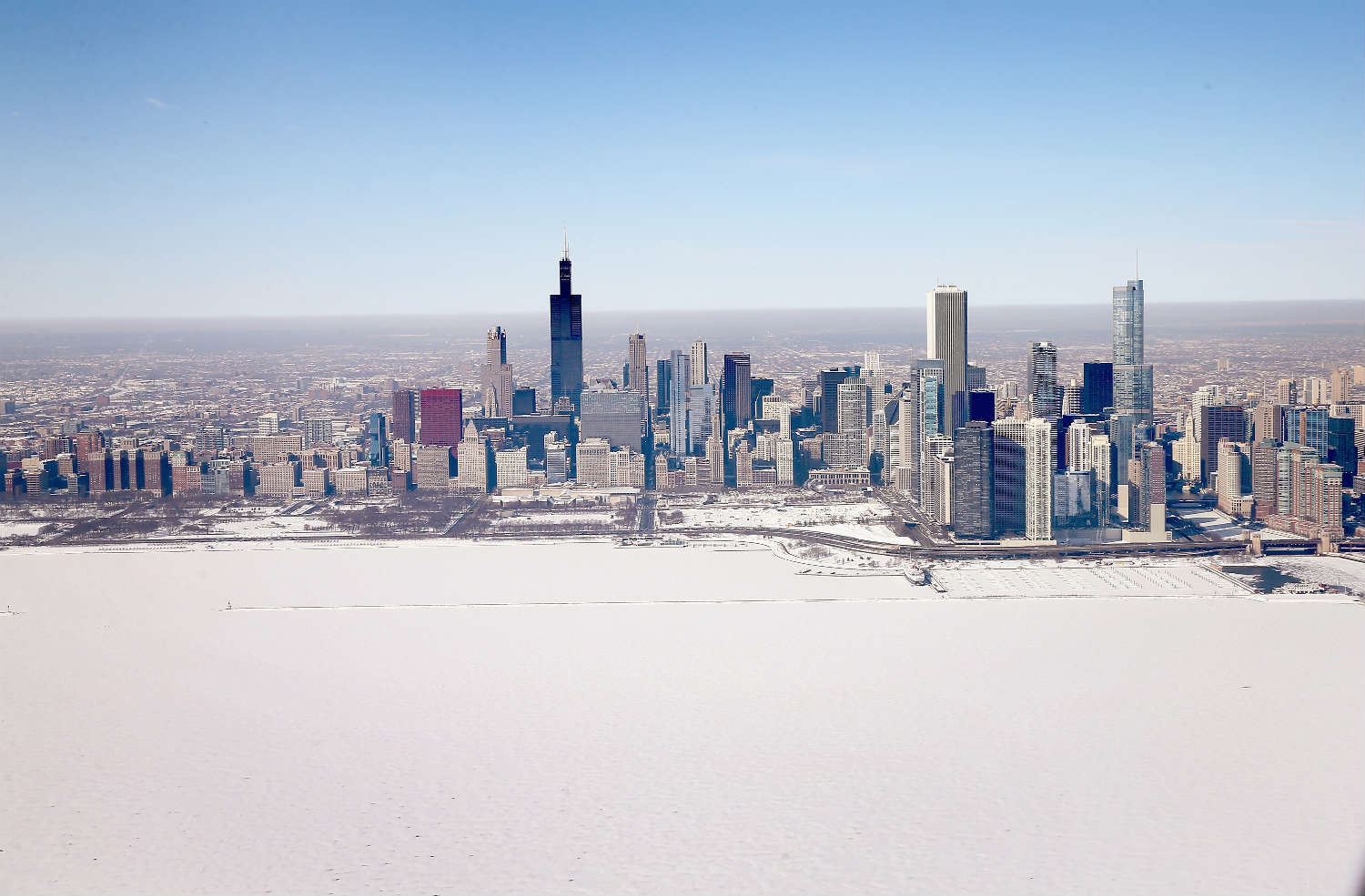 The winter was brutal in Midwestern cities like Chicago (Scott Olson/Getty Images)
