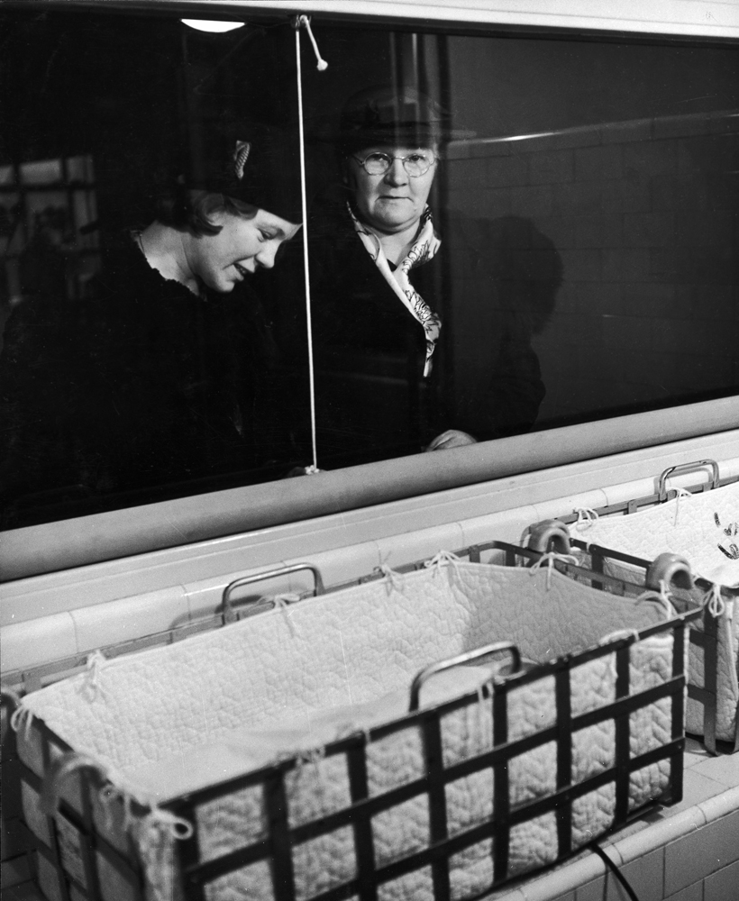Photo from story on premature babies, 1939.