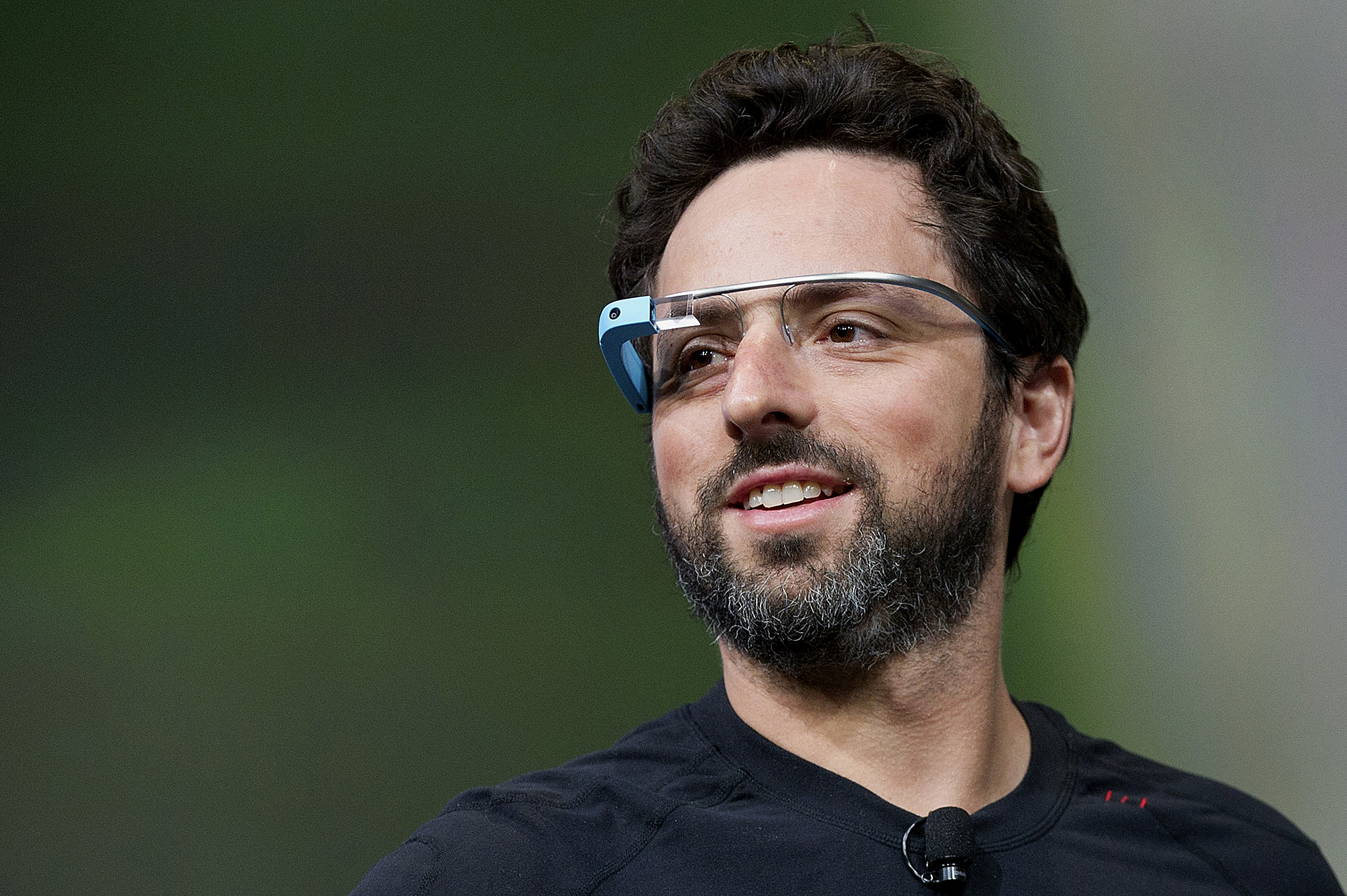 Sergey Brin, co-founder of Google, wearing Google glasses. (David Paul Morris—Bloomberg/Getty Images)