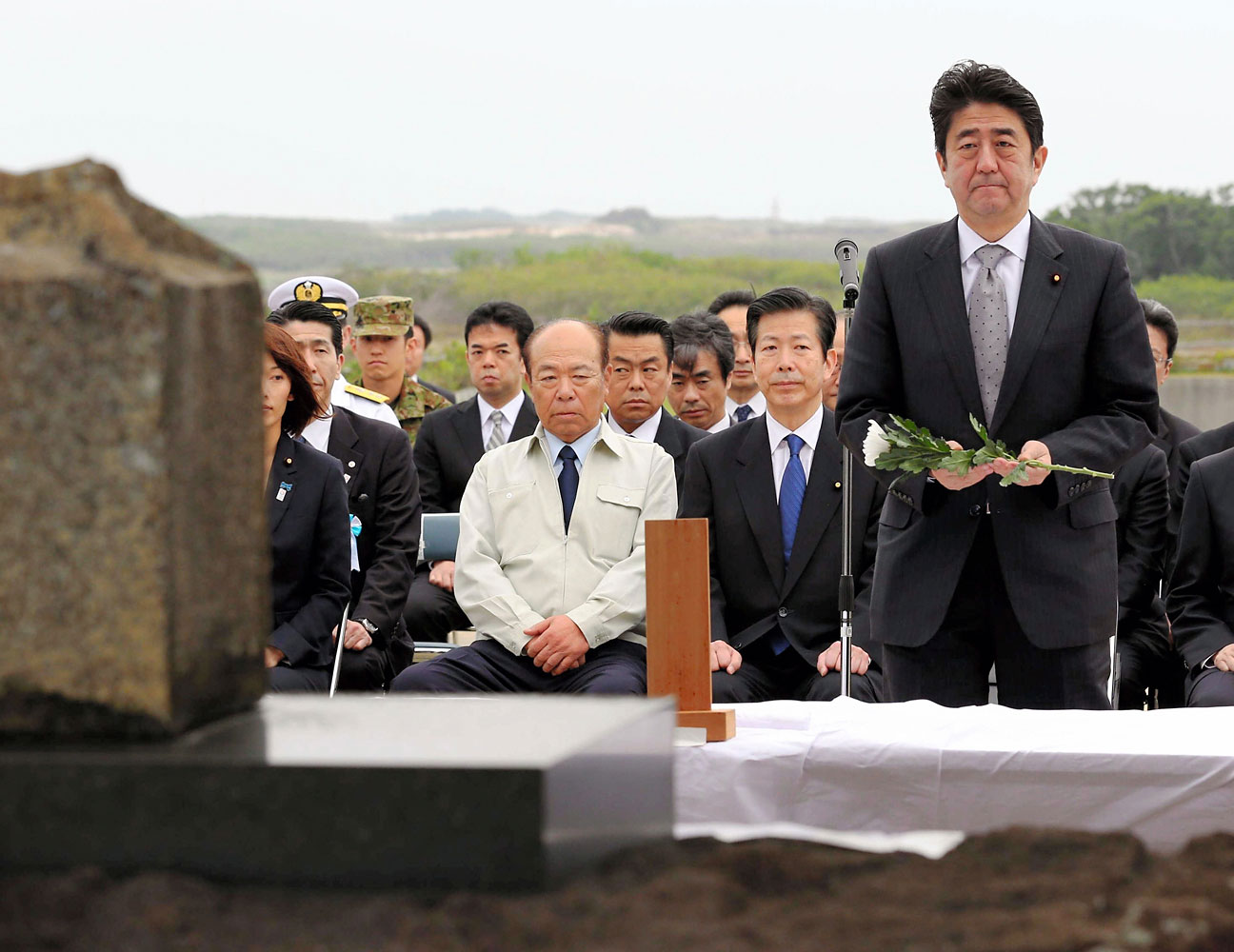 Prime Minister Abe Visit Ogasawara Islands