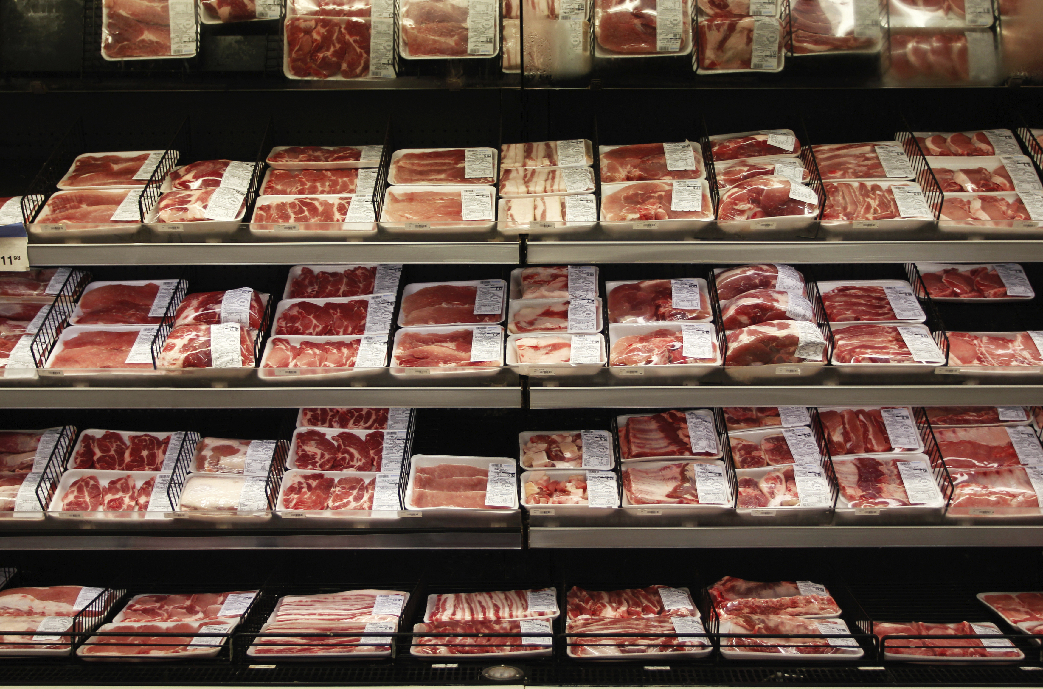 Meat department in a supermarket (Getty Images)