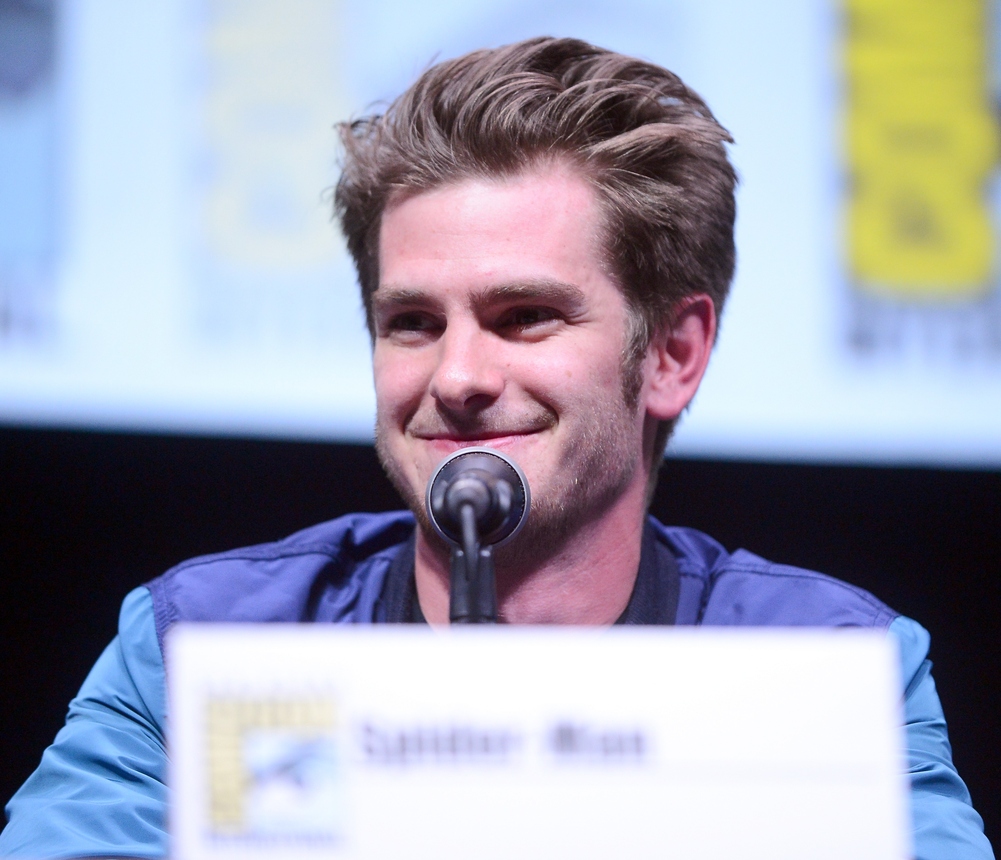 Andrew Garfield attends The Sony and Screen Gems Panelsl as part of Comic-Con International 2013 held at San Diego Convention Center on Friday July 19, 2012 in San Diego, California. (Albert L. Ortega&mdash;Getty Images)