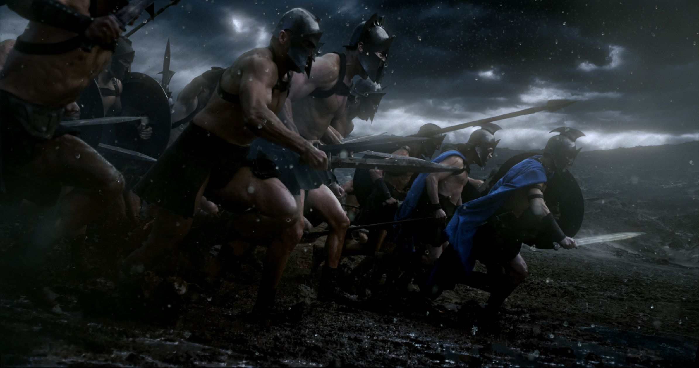 A scene from 300: Rise of an Empire.