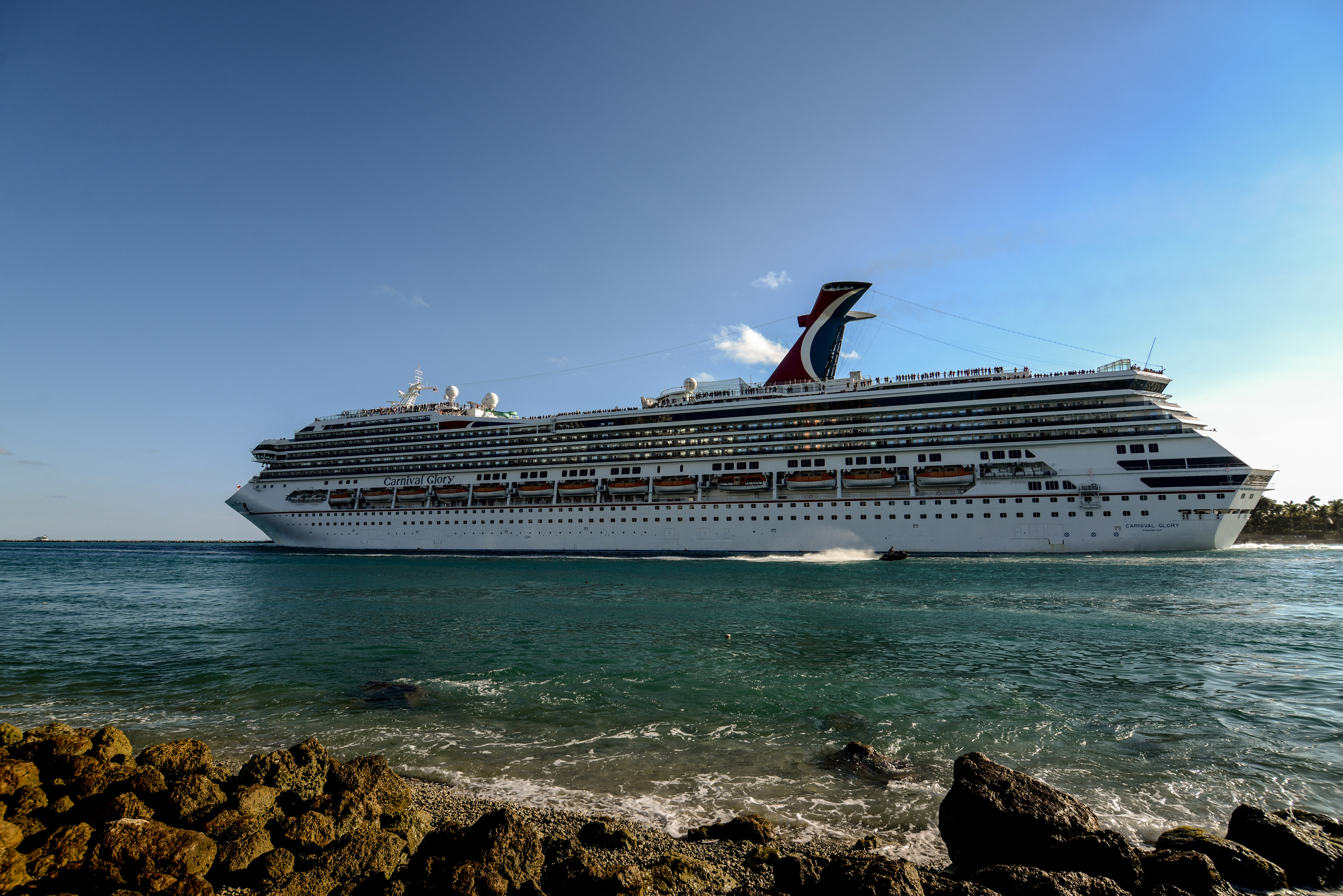 Carnival Cruise Ships At The Port Of Miami