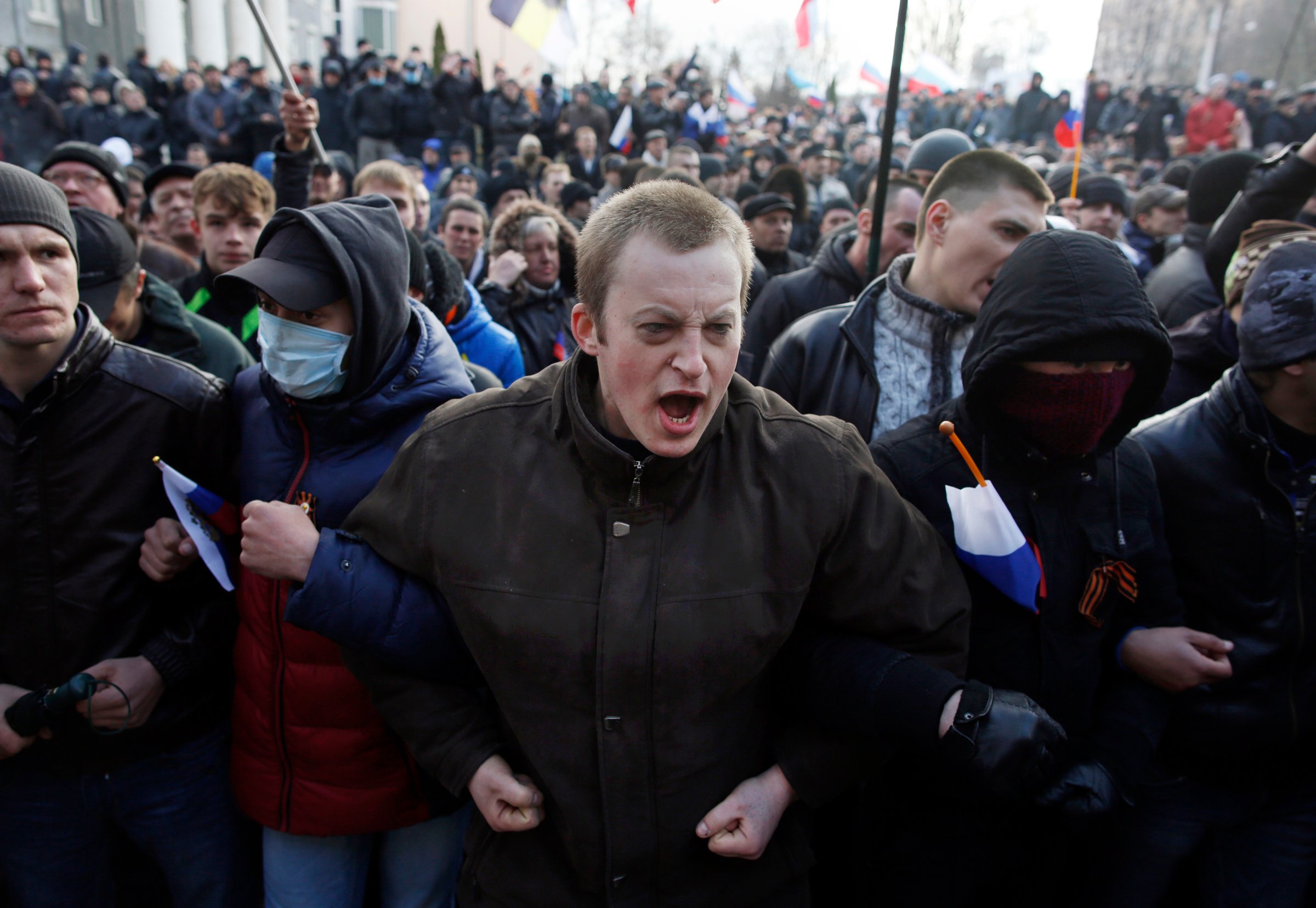 Tensions Erupt In Ukranian City