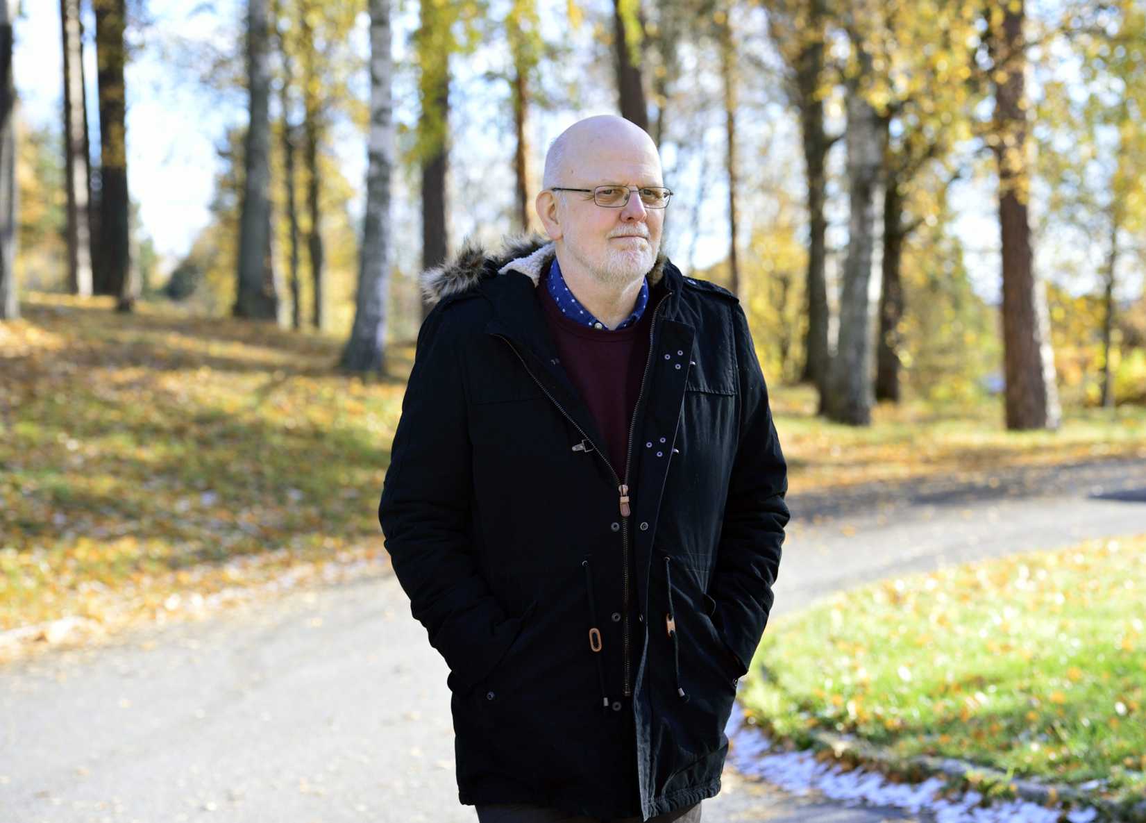 This picture taken on October 21, 2013 in Falun shows Sture Bergwall, a Swedish man long considered Scandinavia's most notorious serial killer. (Henrik Montgomery—AFT/Getty Images)