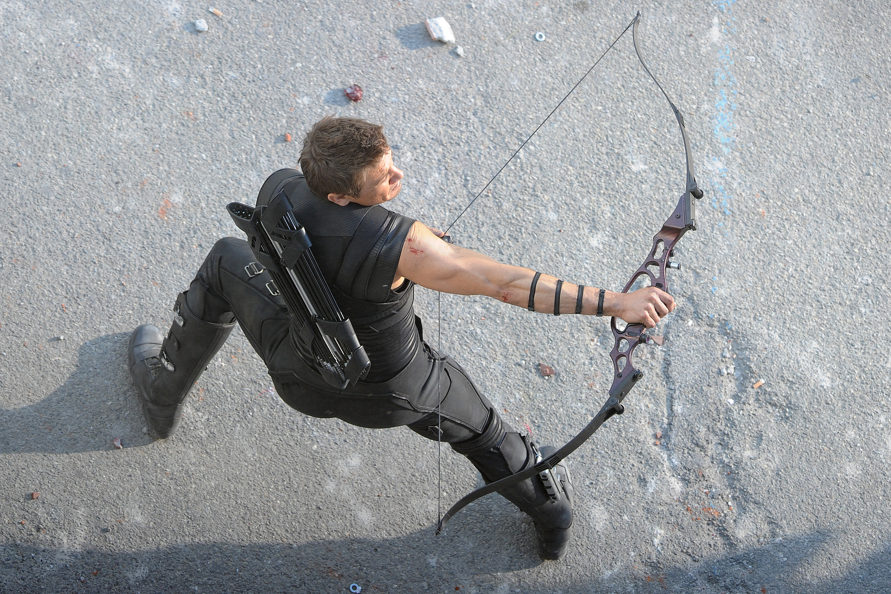 The two will join Marvel's Jeremy Renner, who plays Hawkeye, along with the rest of Marvel's pantheon of superheroes.