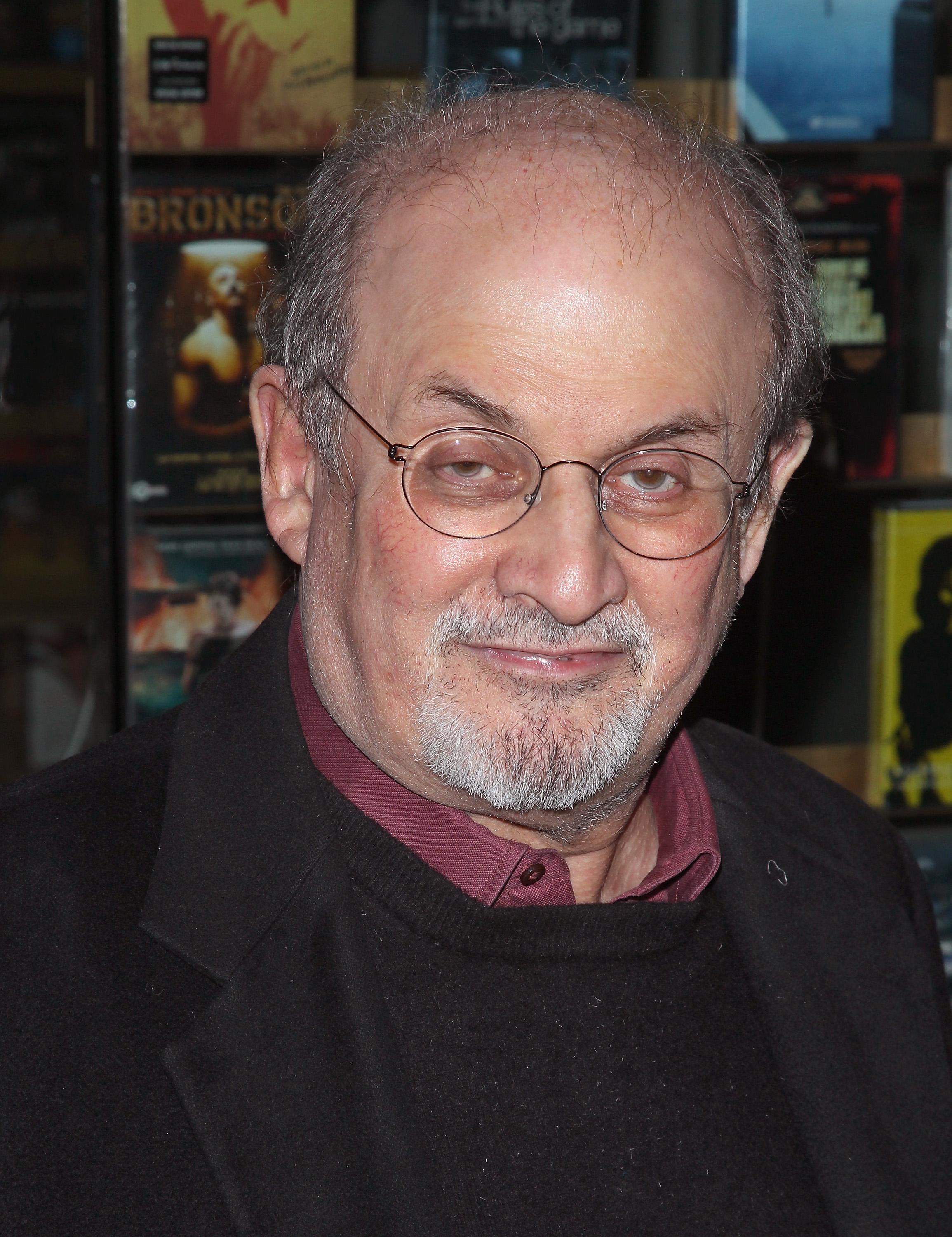 Salman Rushdie is among dozens of writers urging Turkey to lift its social media ban (Jim Spellman -- WireImage)