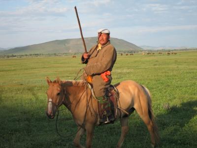 Mongol herdsmen
