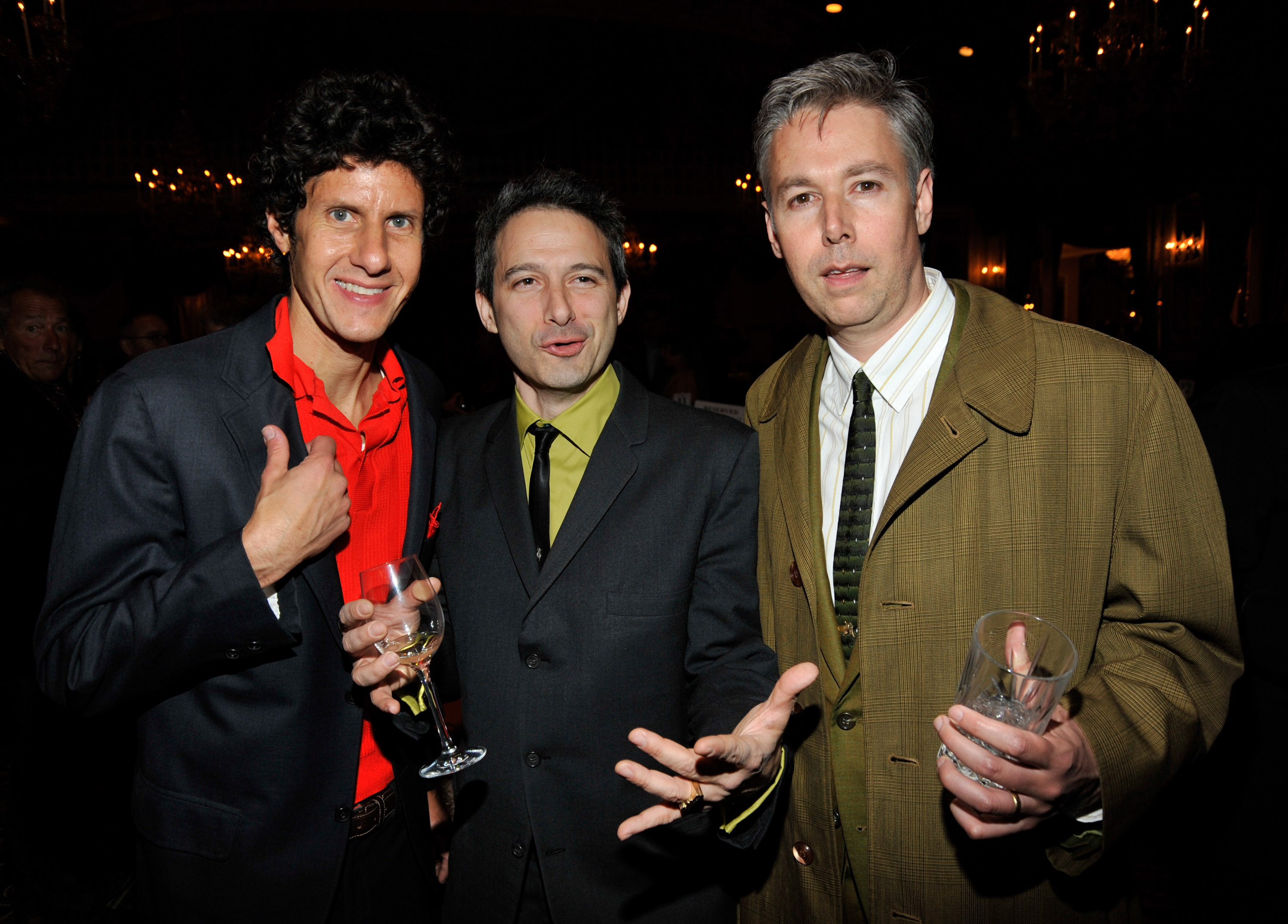 Michael 'Mike D' Diamond, Adam 'Ad-Rock' Horovitz and Adam 'MCA' Yauch of The Beastie Boys attends the after party for HBO films presents "Grey Gardens" New York premiere at the Pierre Hotel on April 14, 2009 in New York City. (Kevin Mazur&mdash;WireImage)