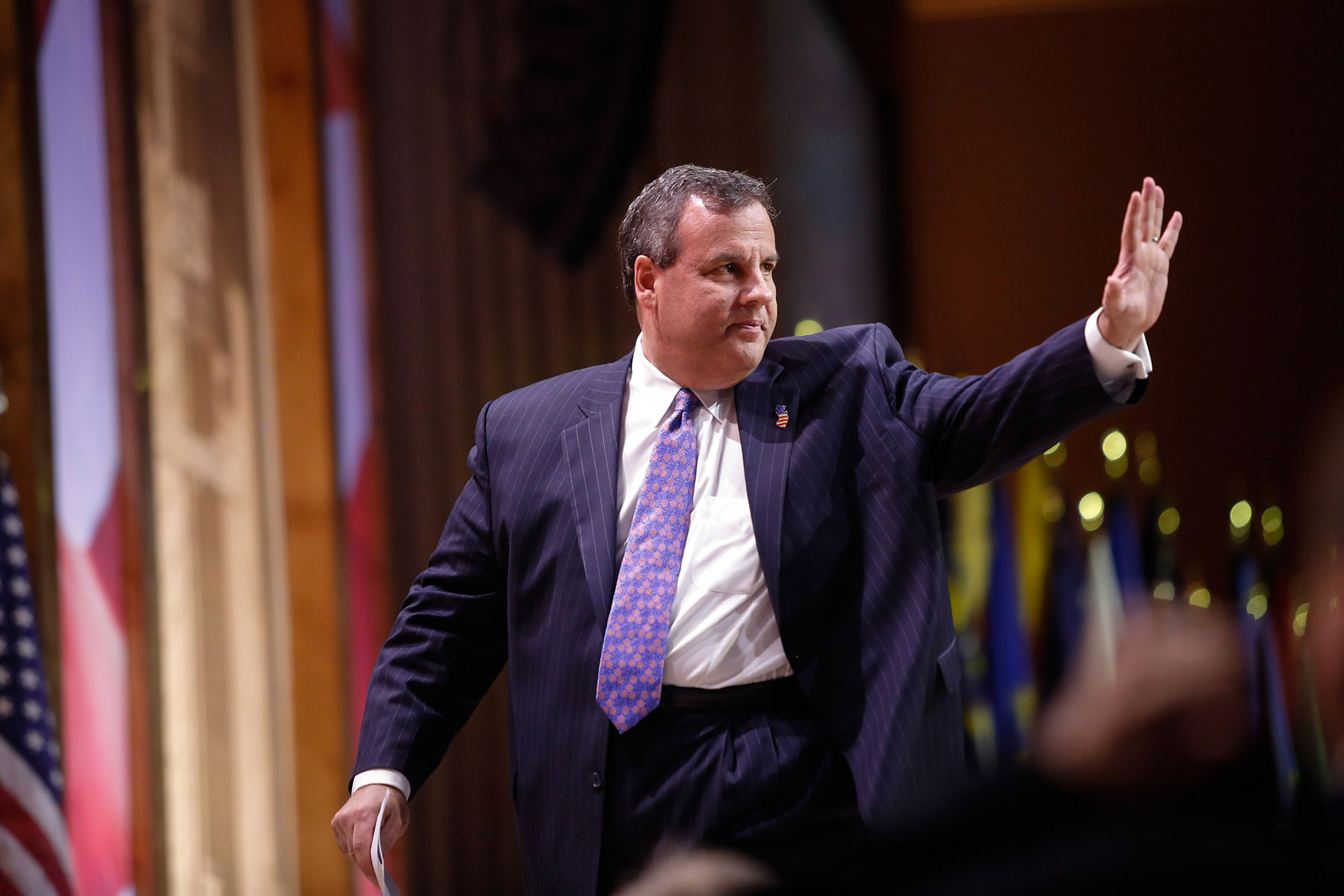 New Jersey Governor Chris Christie speaks during the Conservative Political Action Conference at the Gaylord National Resort &amp; Convention Center in National Harbor, Md., March 6, 2014.