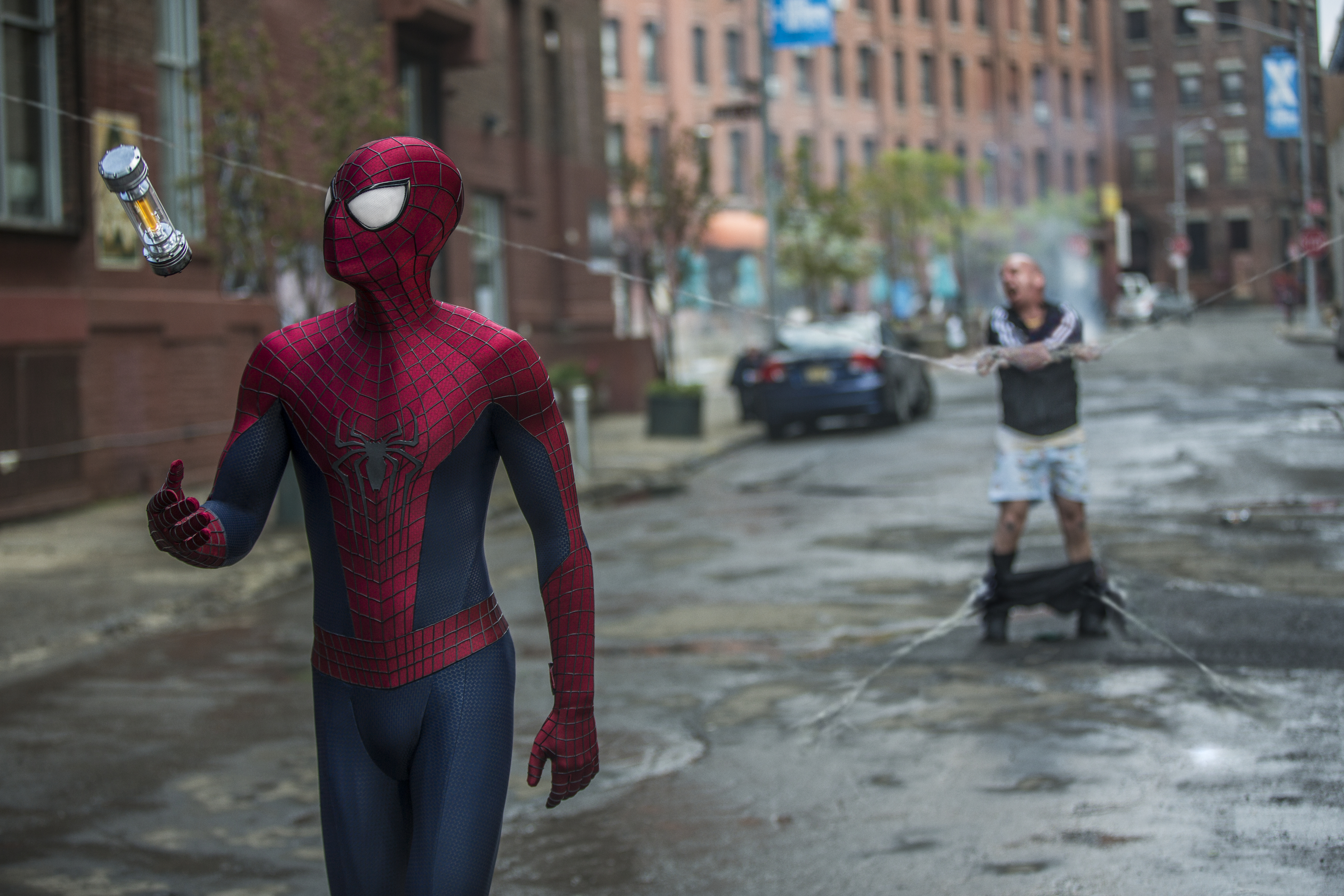 Andrew Garfield stars as Spider-Man in Columbia Pictures' "The Amazing Spider-Man" (Niko Tavernise — Columbia Pictures)