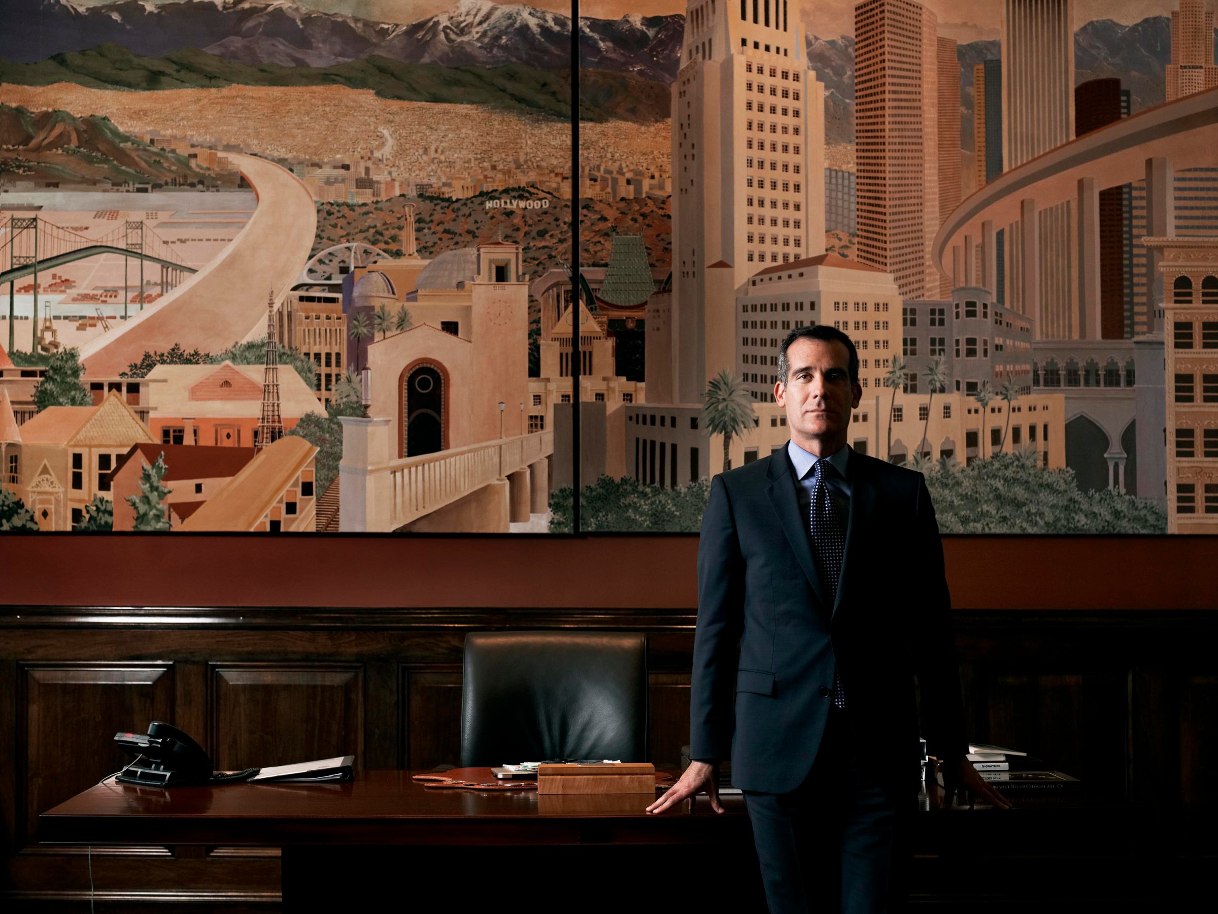 Portrait of Eric Garcetti, Los Angeles Mayor